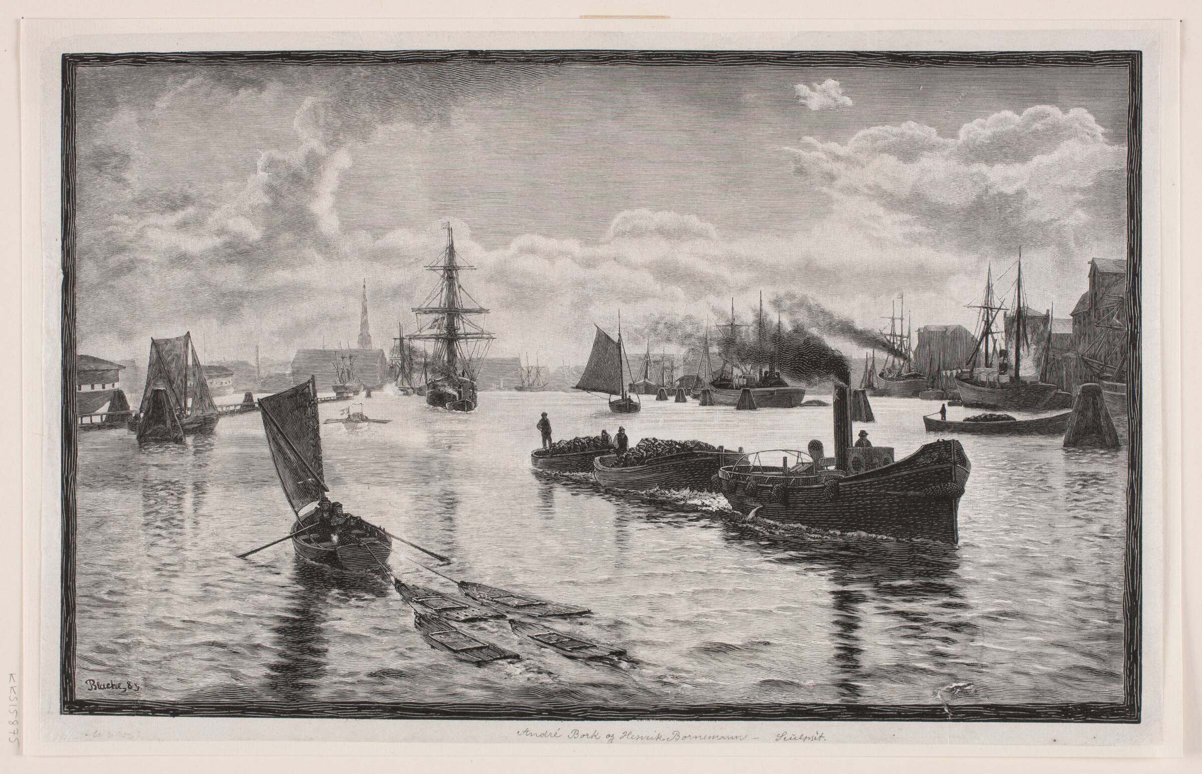 Københavns Havn, Henrik Bornemann, 1885-1899