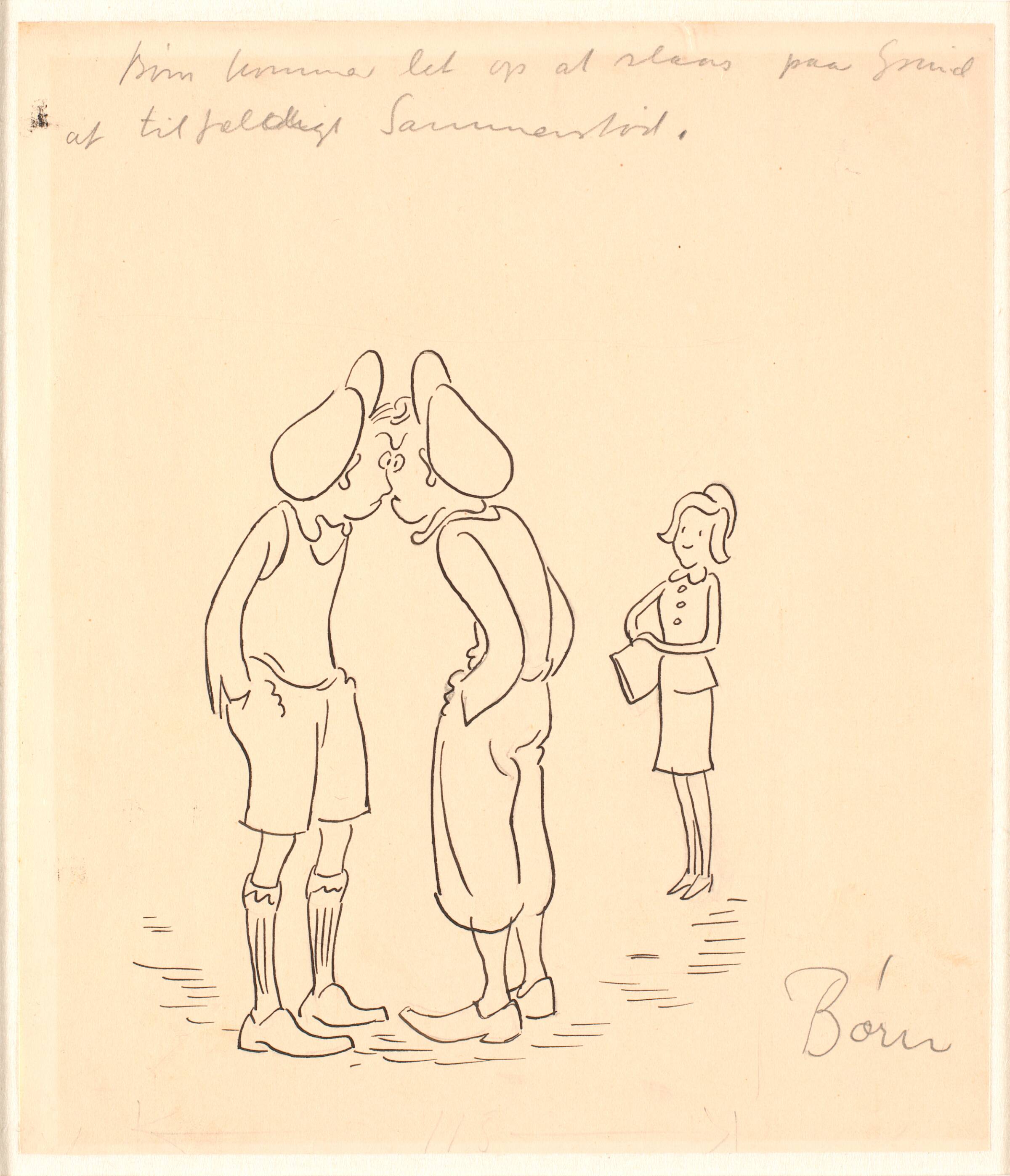 Børn kommer let op at slås på grund af tilfældige sammenstød, Arne Ungermann, 1902-1981