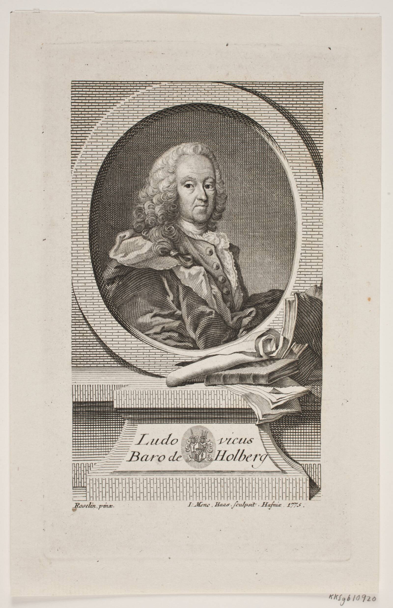 Ludvig Holberg, Meno Haas, 1775