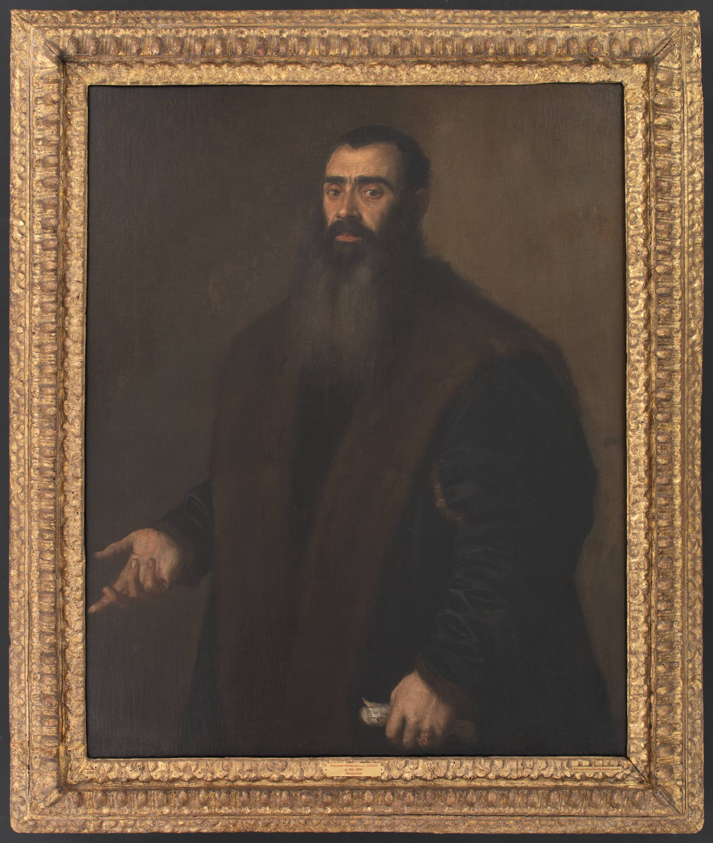 Portræt af købmand og kunstsamler Willibald Imhoff d. Ældre, Tizian, 1550-1570