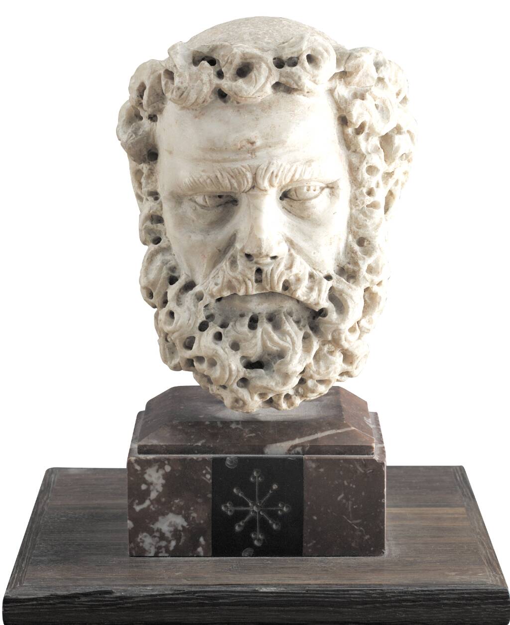 Hoved af en skægget mand, Giovanni Pisano, 1312-1314