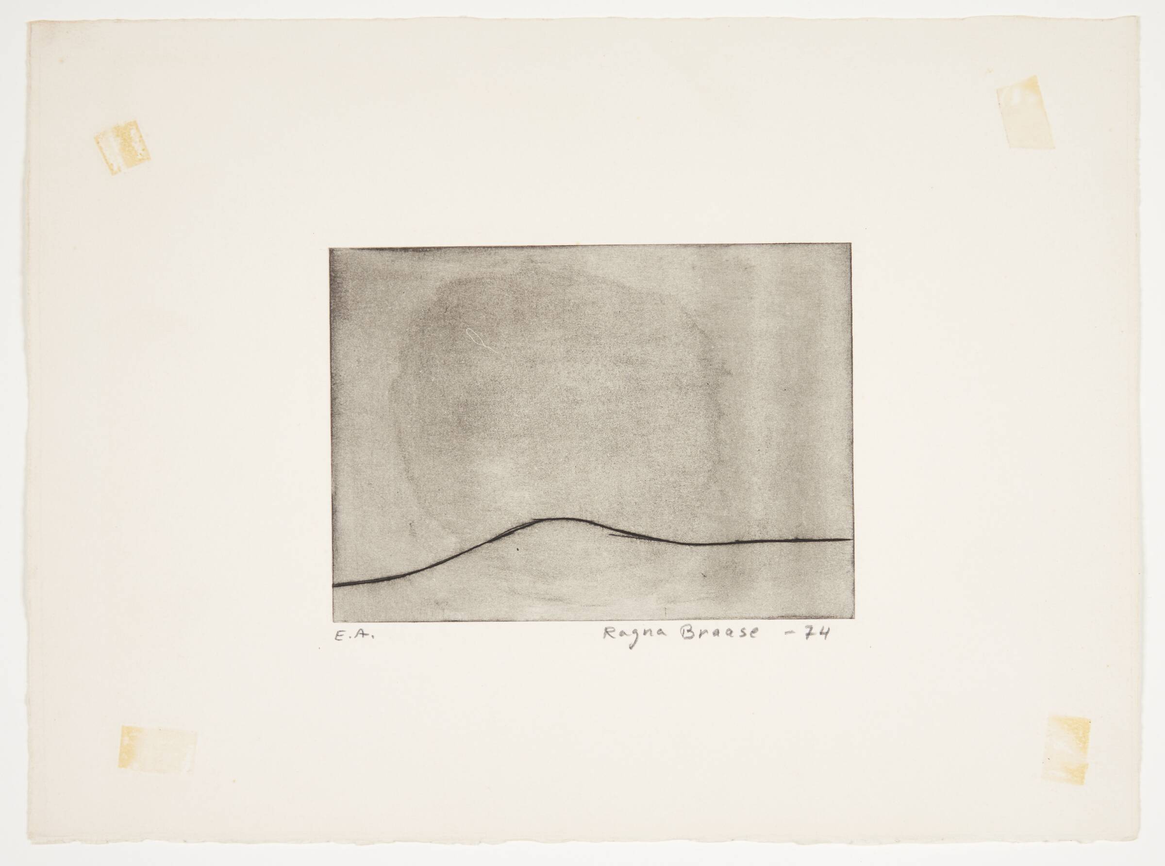 Uden titel, Ragna Braase, 1974
