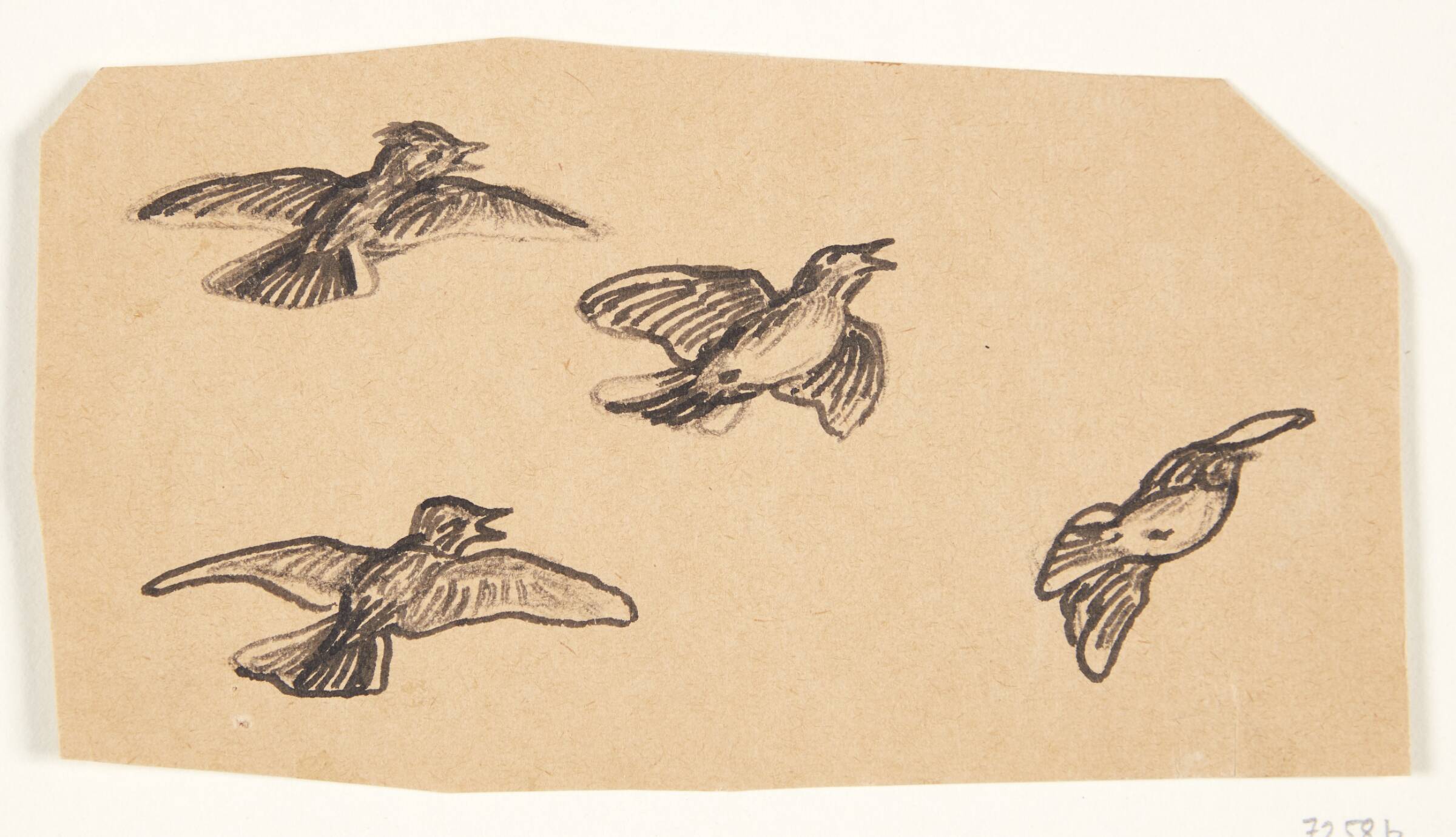 Frie flyvende lærker, Johannes Larsen, 1898