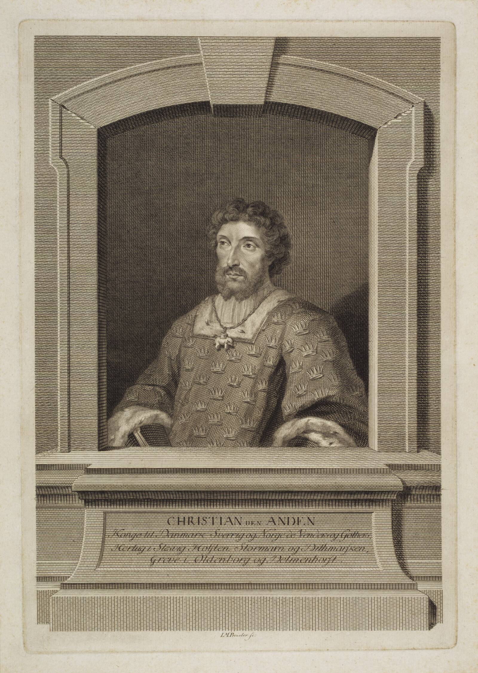 Kong Christian II, J.M. Preisler, 1760-1769