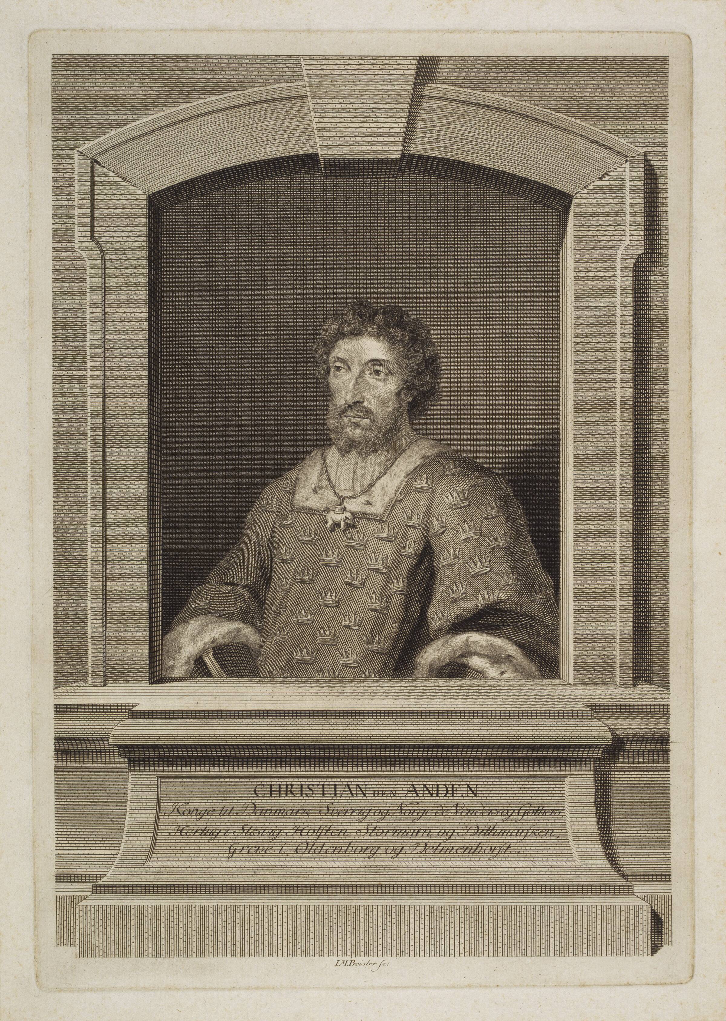Kong Christian II, J.M. Preisler, 1760-1769