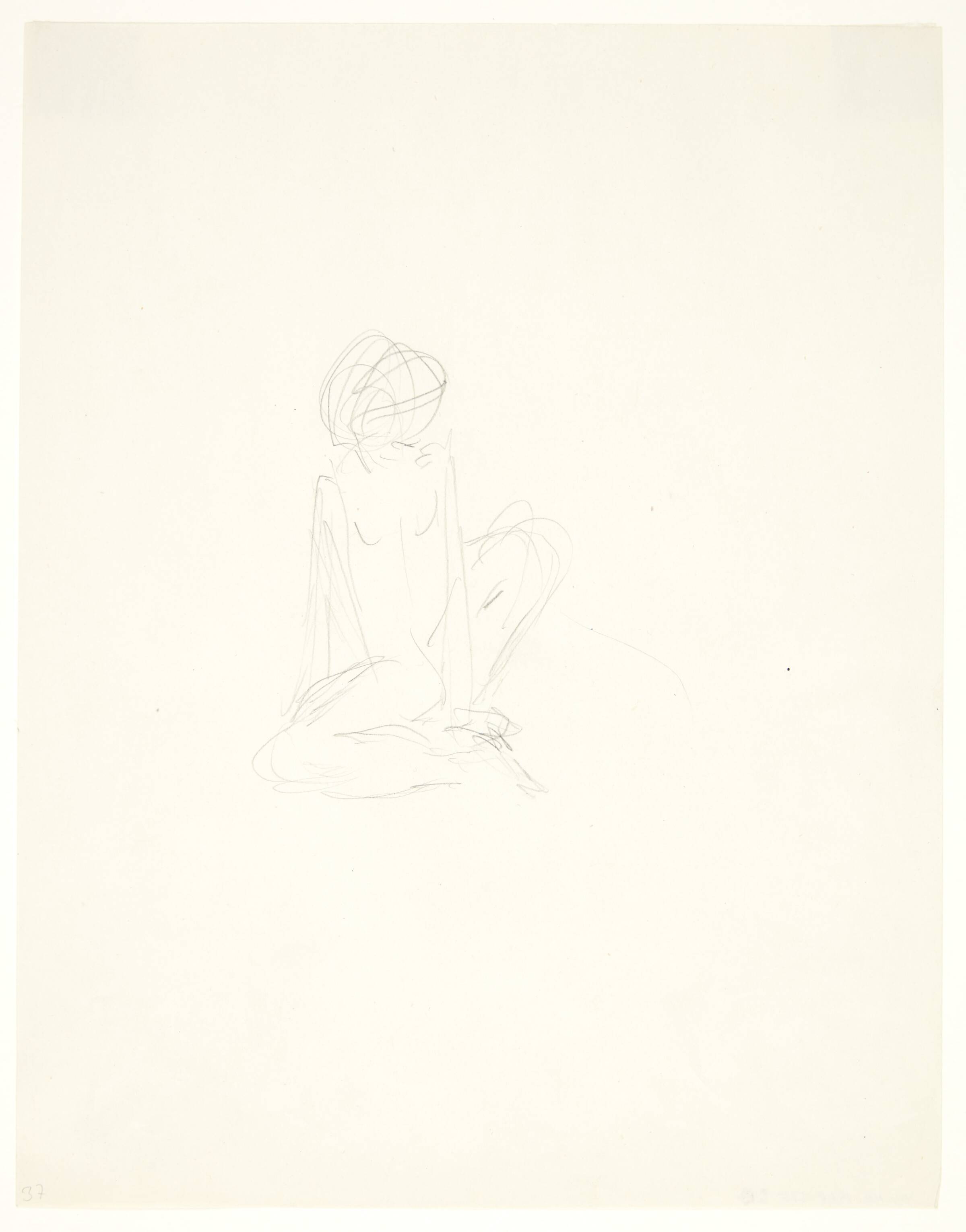 Siddende pige, Gerhard Henning, 1920-1929