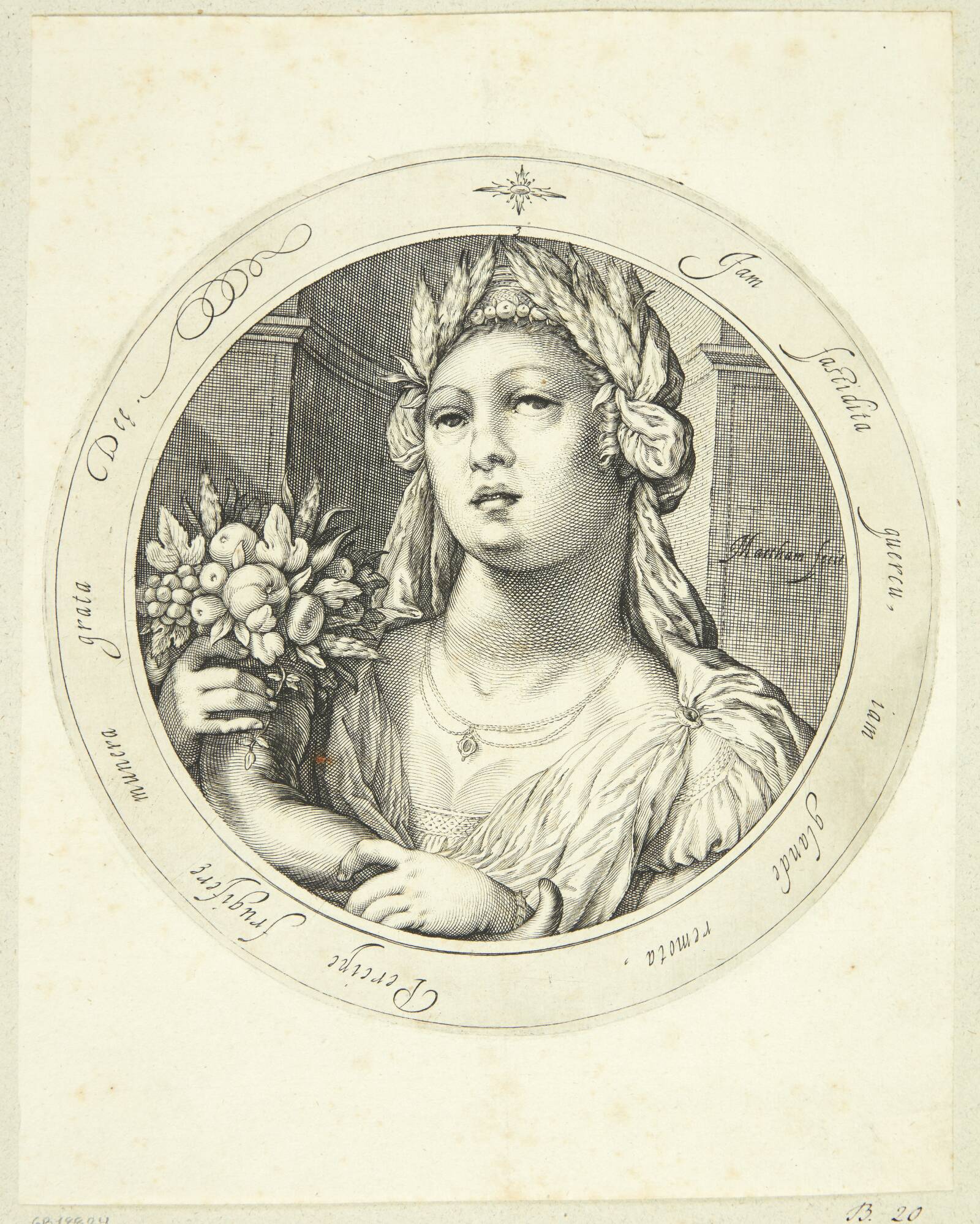 Ceres, Jacob Matham, 1599