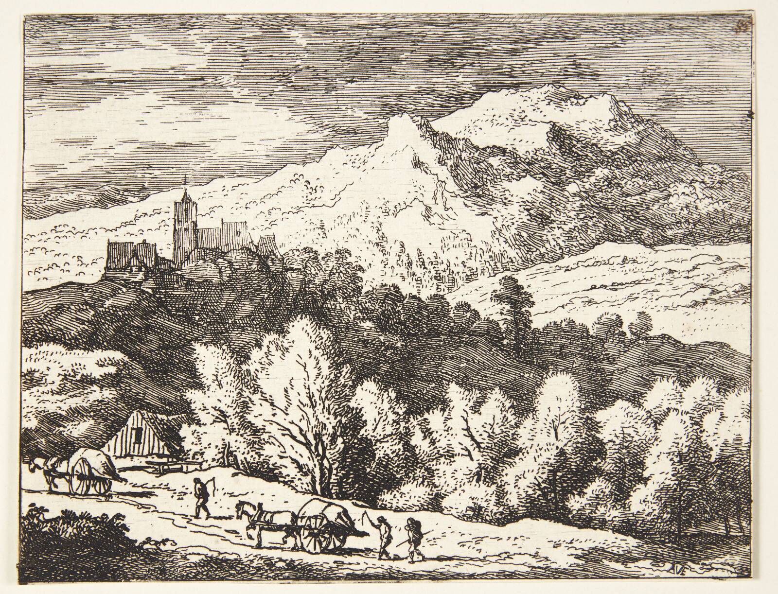 To vogne, Allaert van Everdingen, 1621-1675