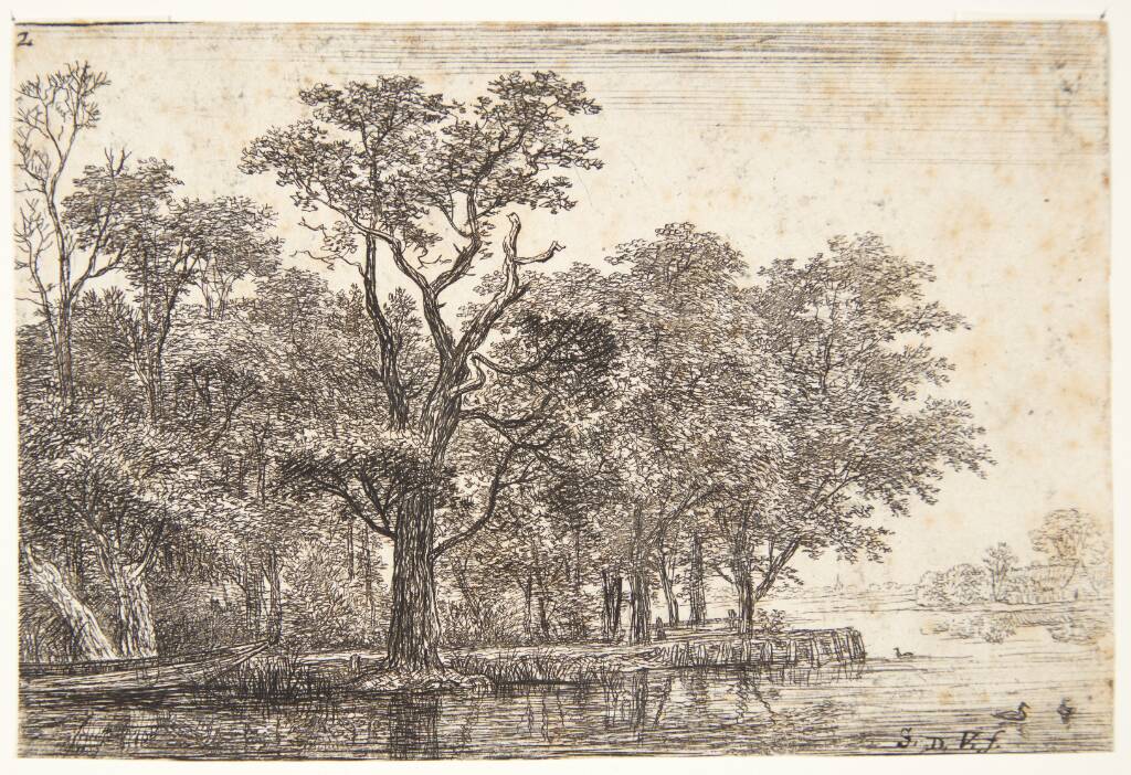 Den lille halvø, Simon de Vlieger, 1600-1653