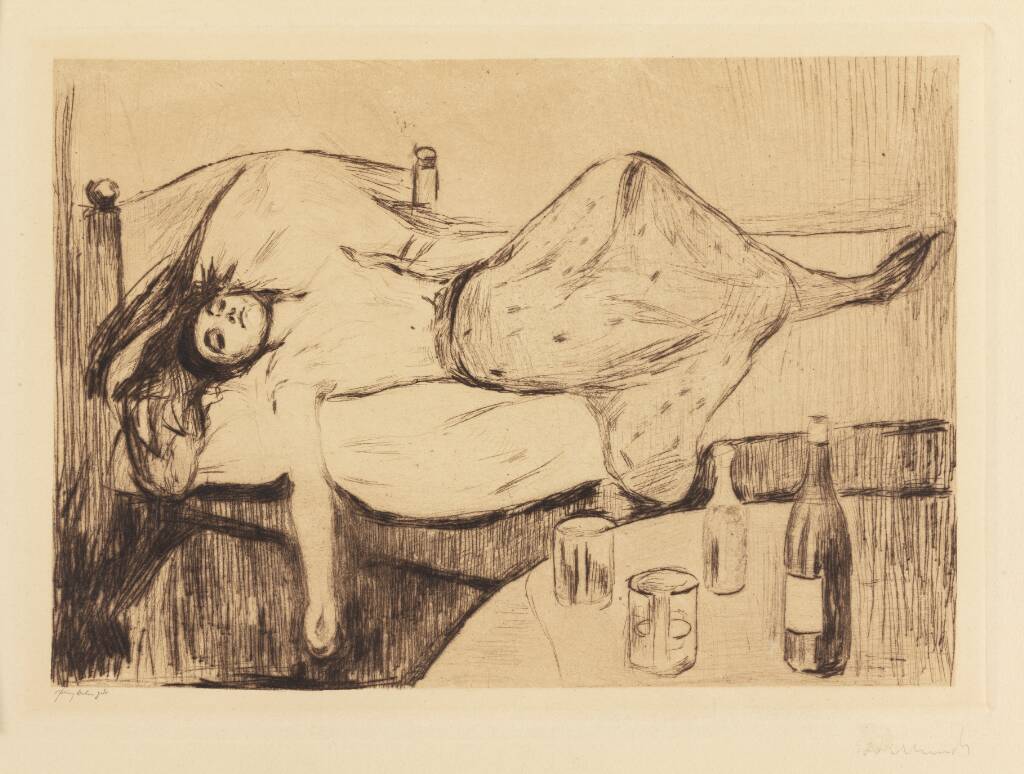 Dagen derpå by Edvard Munch