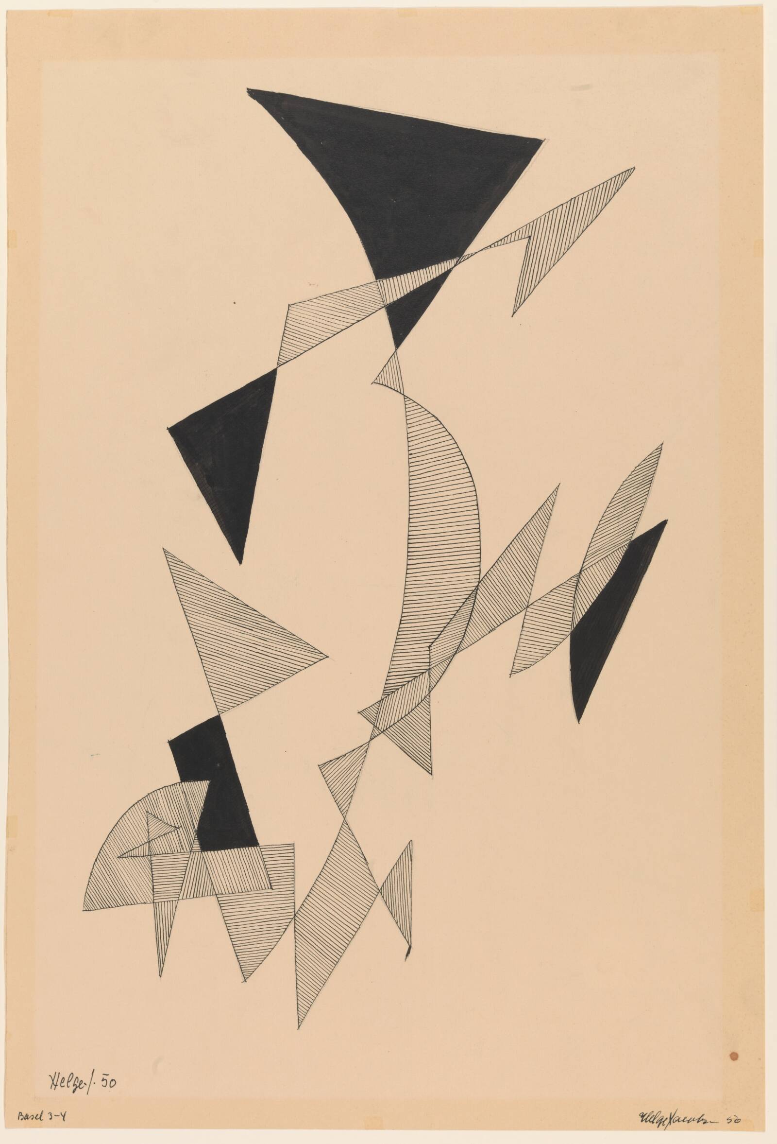 Uden titel, Helge Jacobsen, 1950