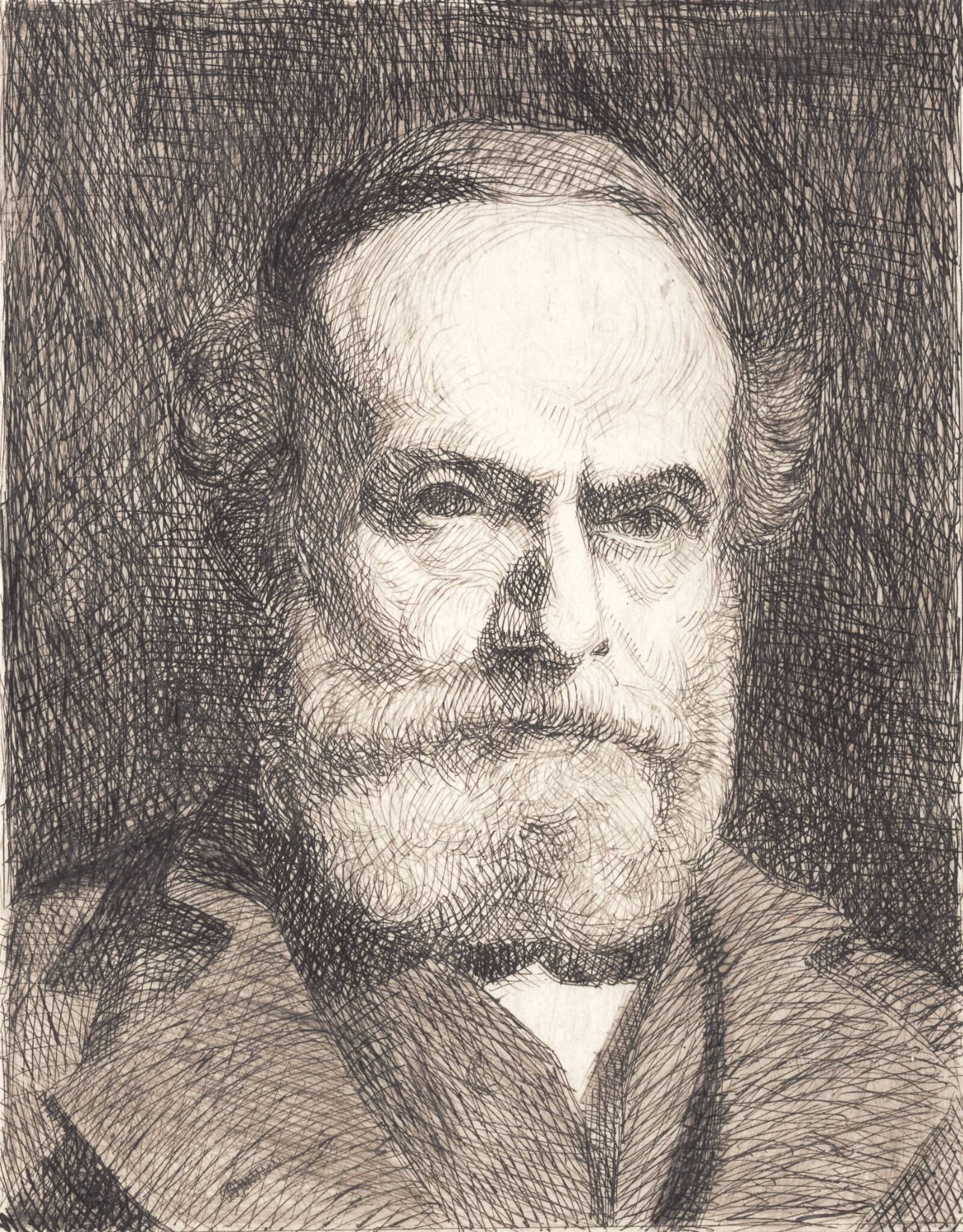Kunstnerens fader, Peter Ilsted, 1882
