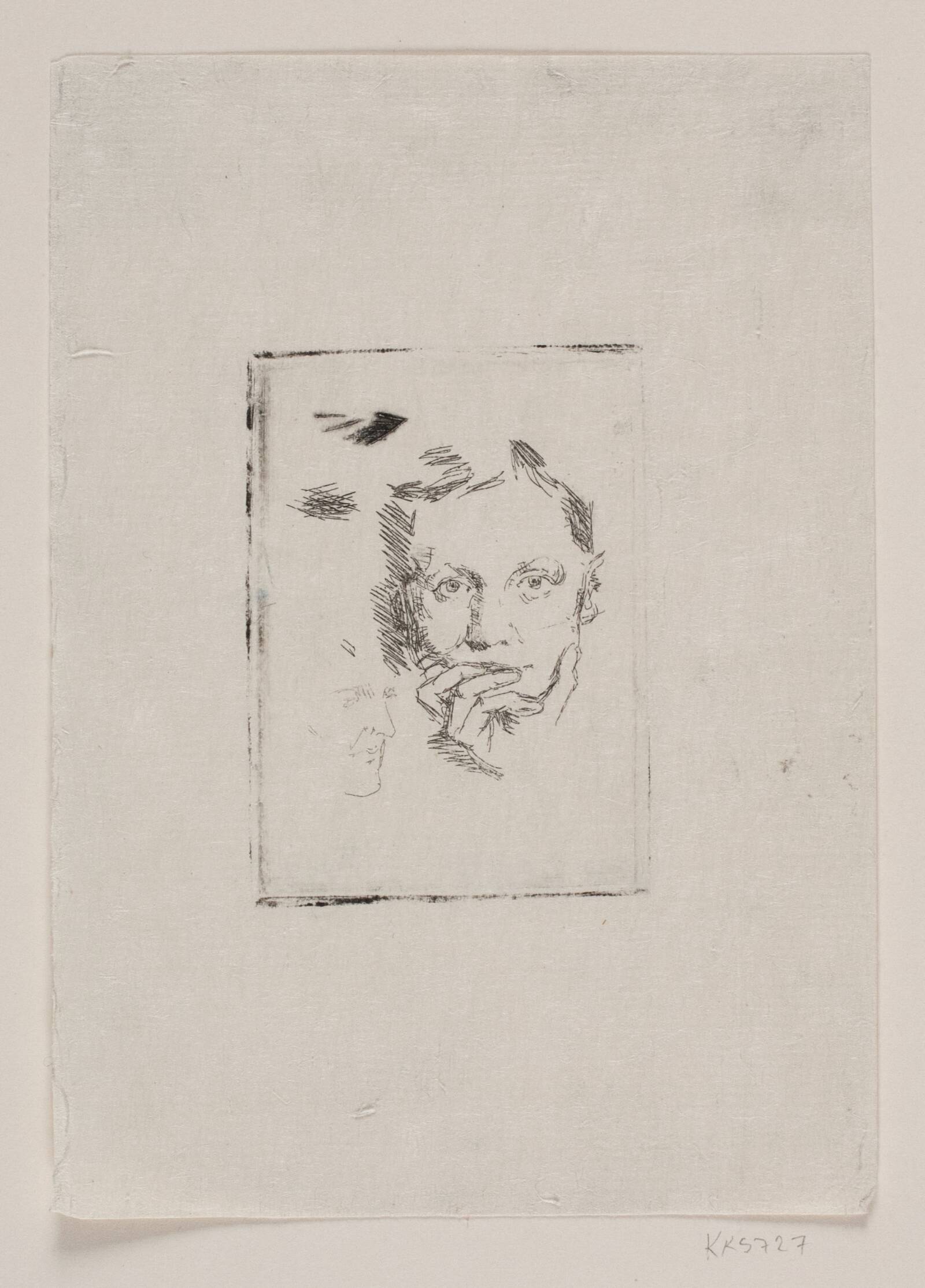 Hoved og Haand, studie, Carl Bloch, 1889