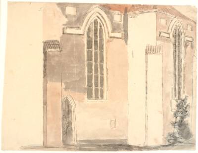 Parti af St. Hans' kirke i Odense