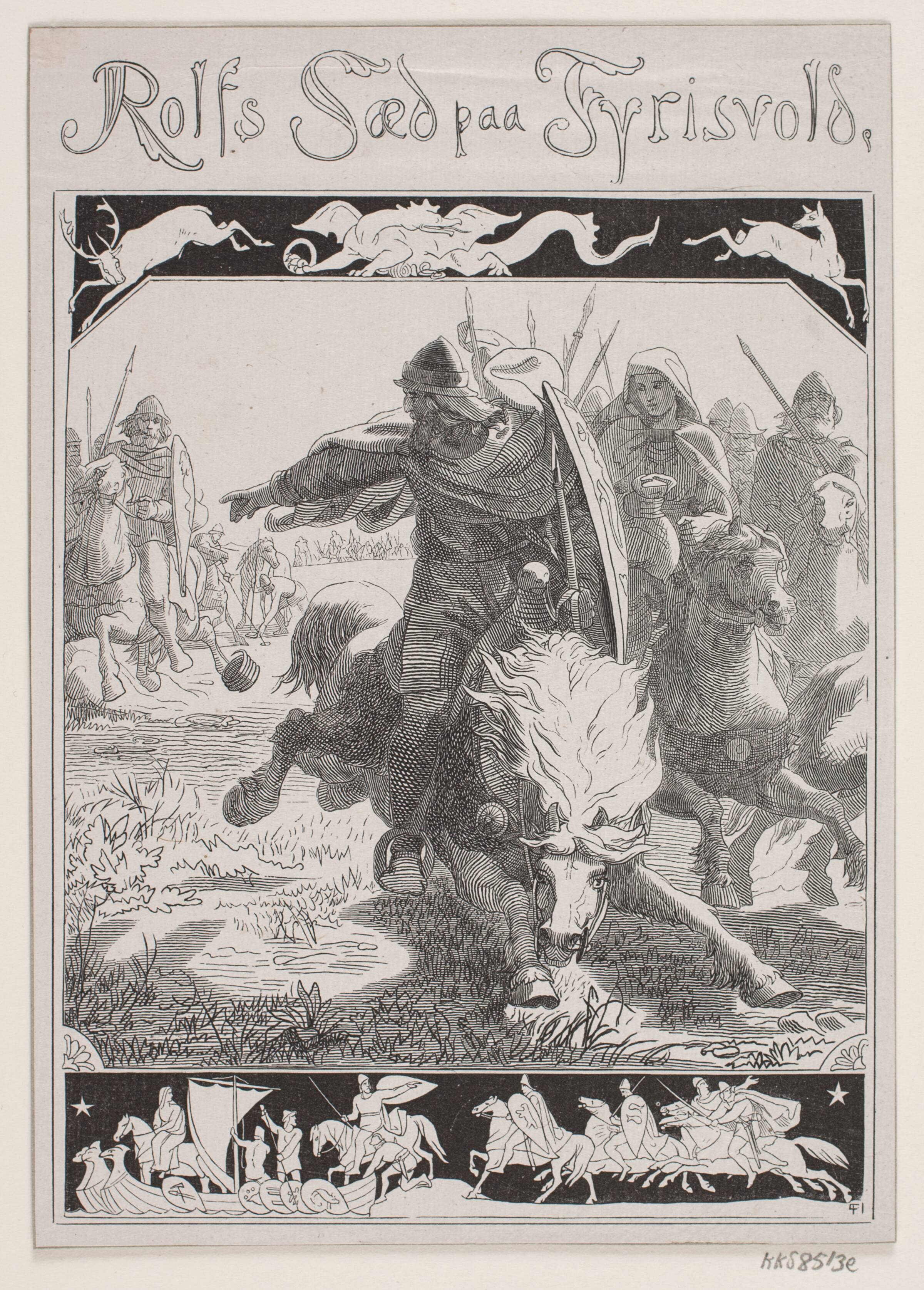 Rolf sad på Fyrisvold, Södergren, 1852