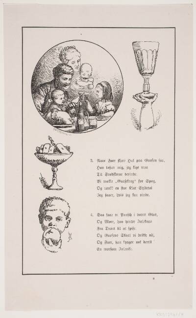 Illustration til Johan Krohn, "Peters jul"