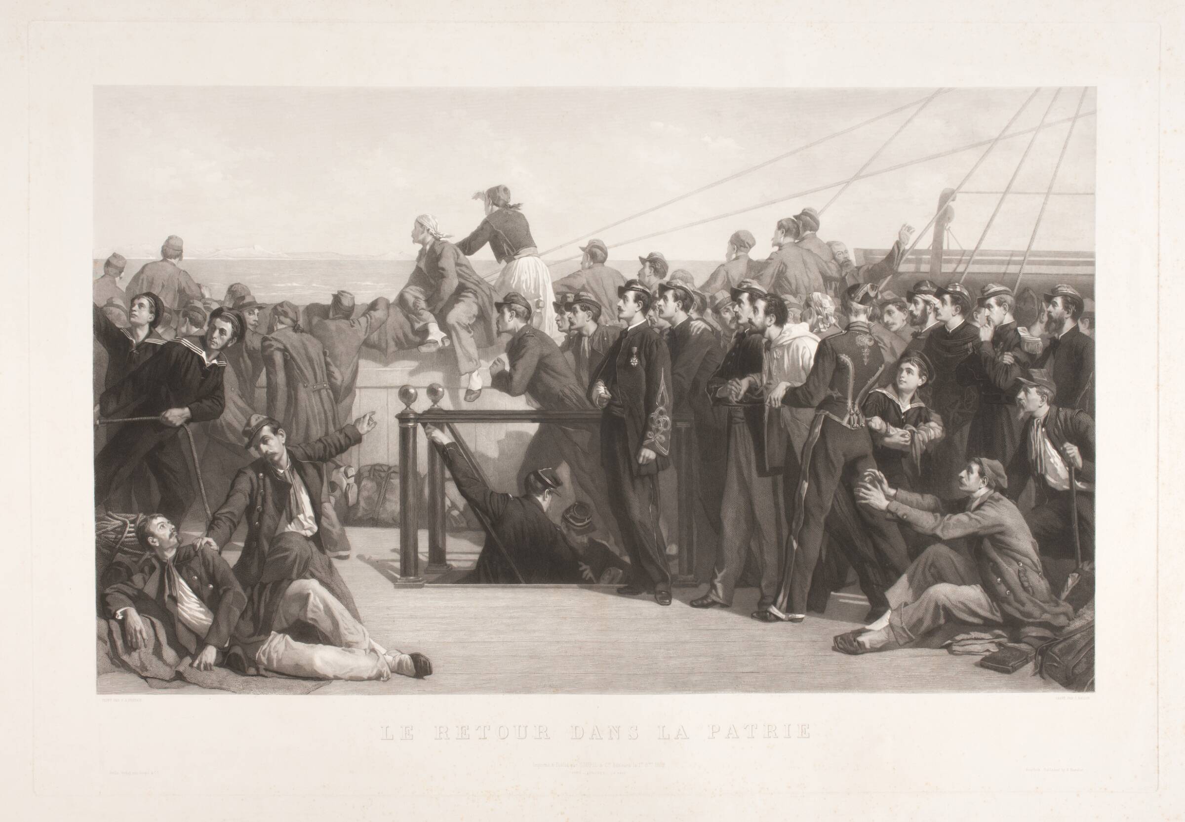 Rejsen hjem til færdrelandet, Joel Ballin, 1867-1871