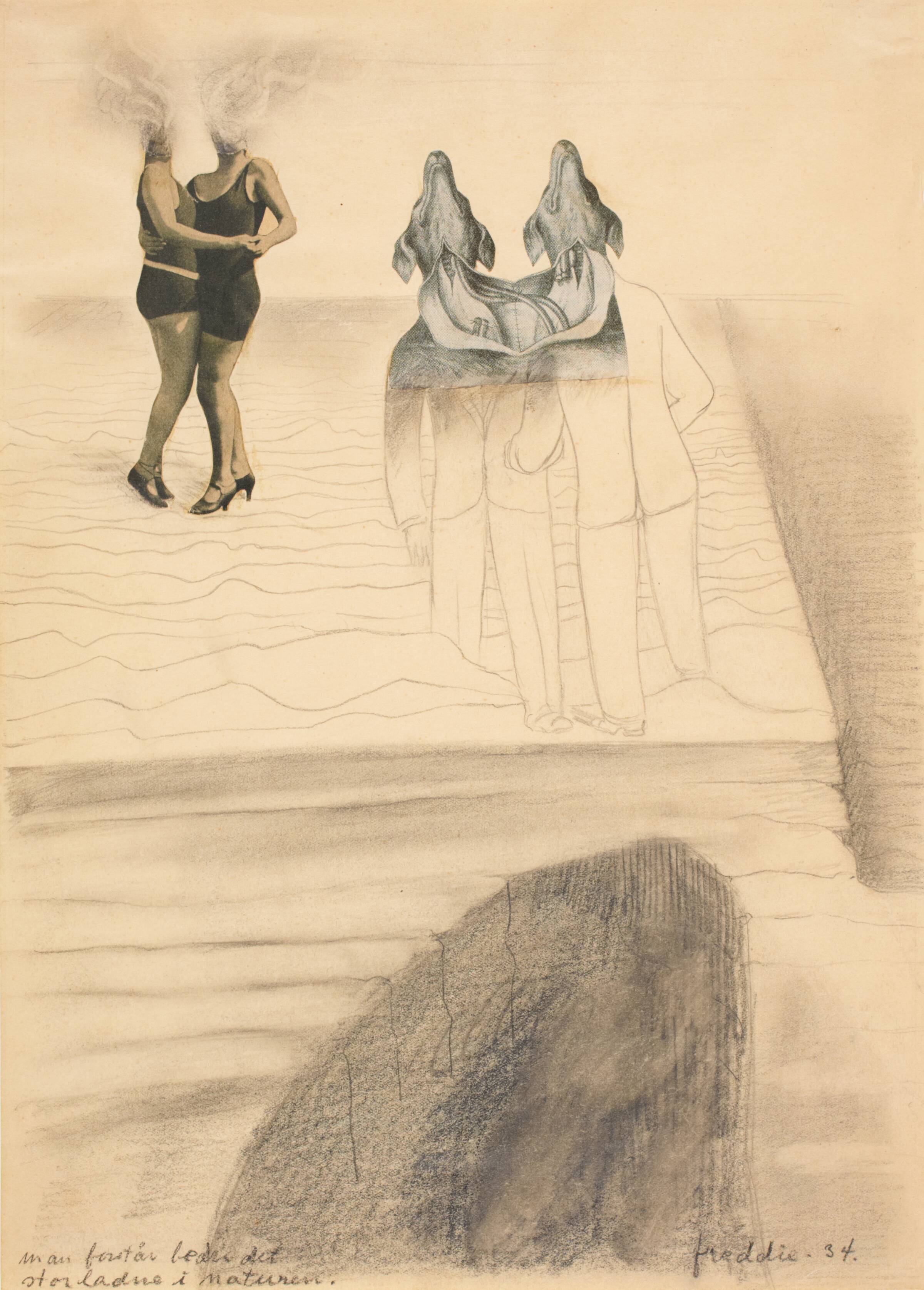Man forstår bedre det storladne i naturen, Wilhelm Freddie, 1934