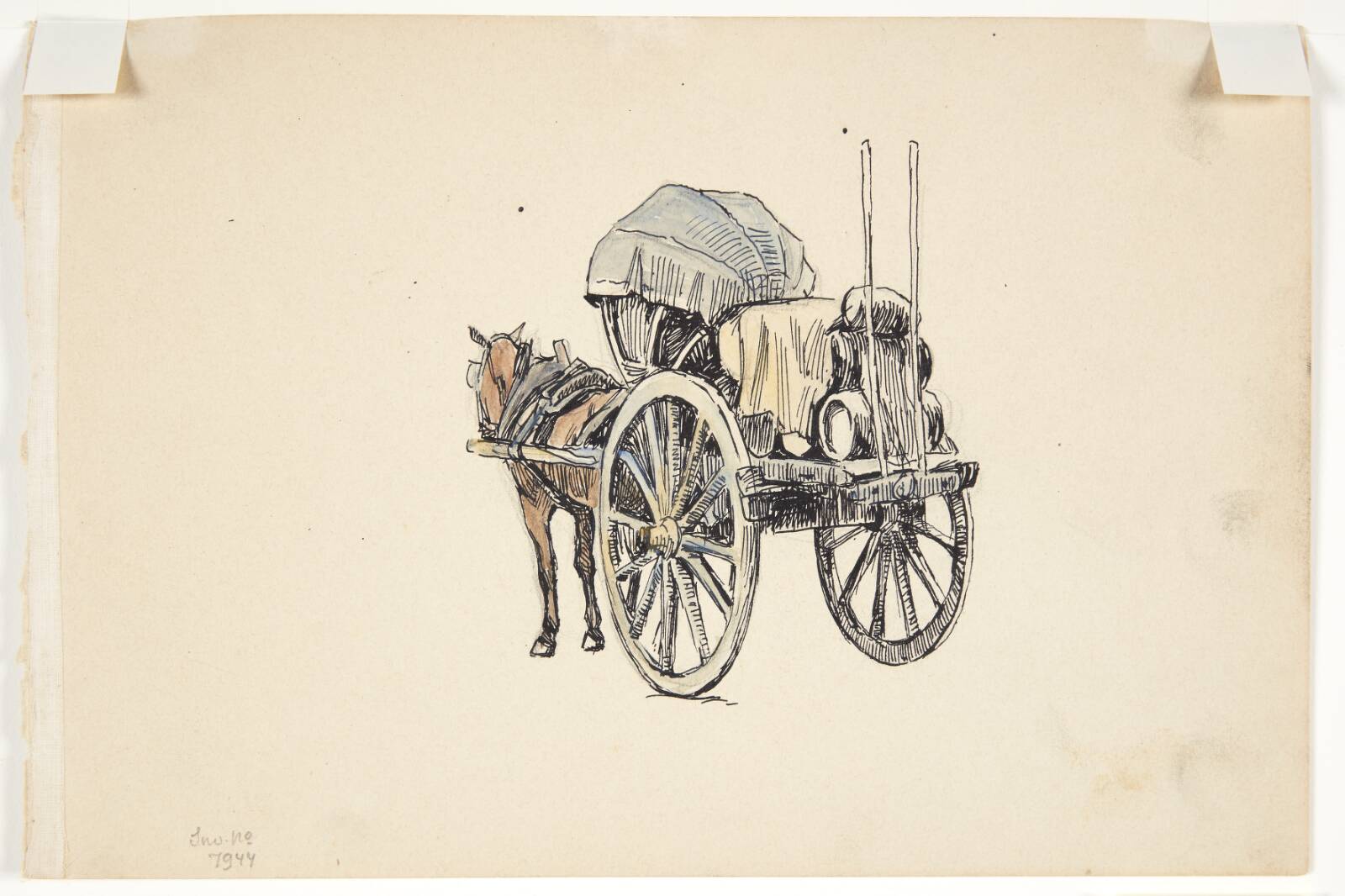 Italiensk fragtvogn, Peter Hansen, 1899