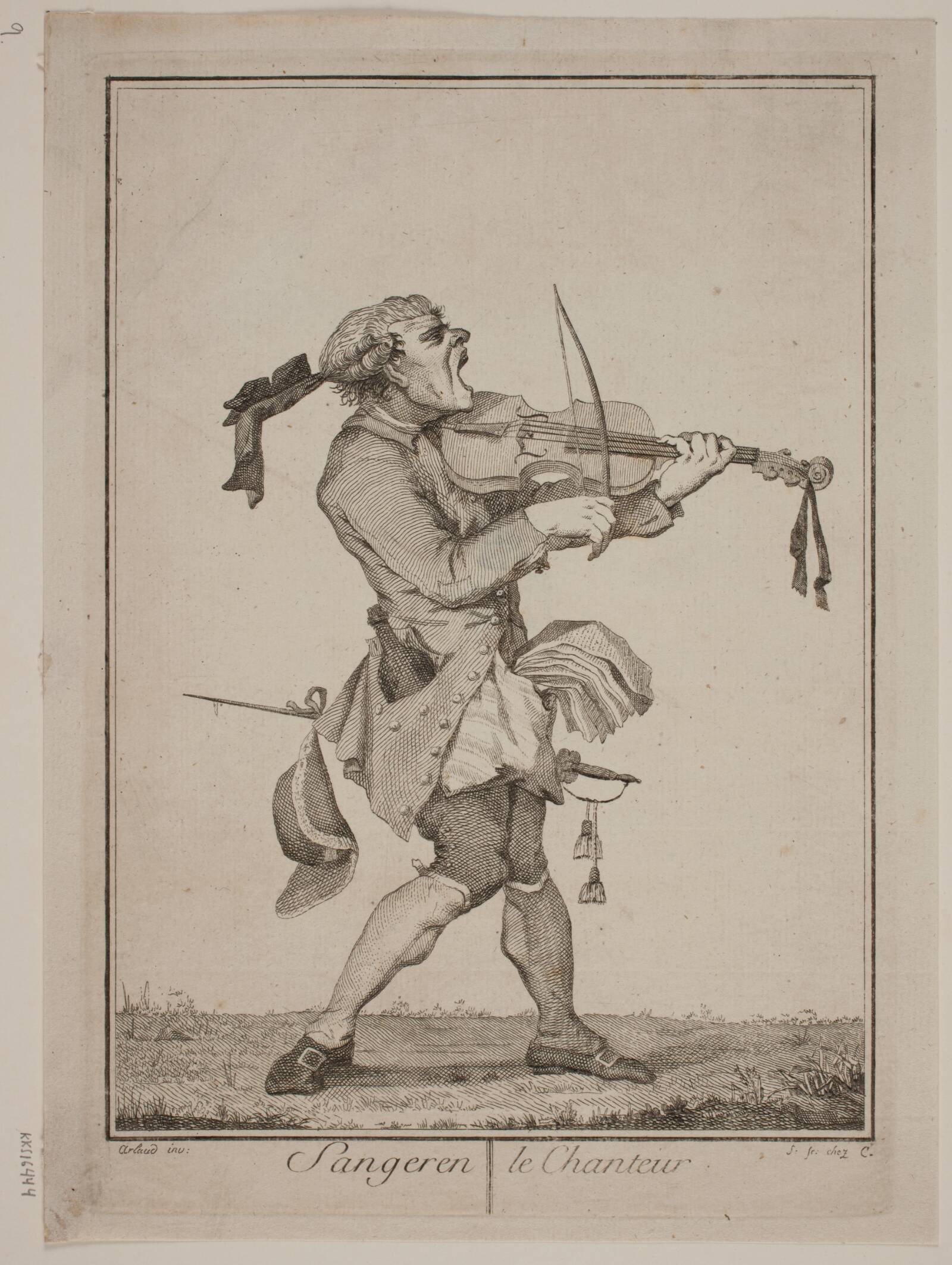 "Sangeren", Georg Christian Schule, 1778-1780
