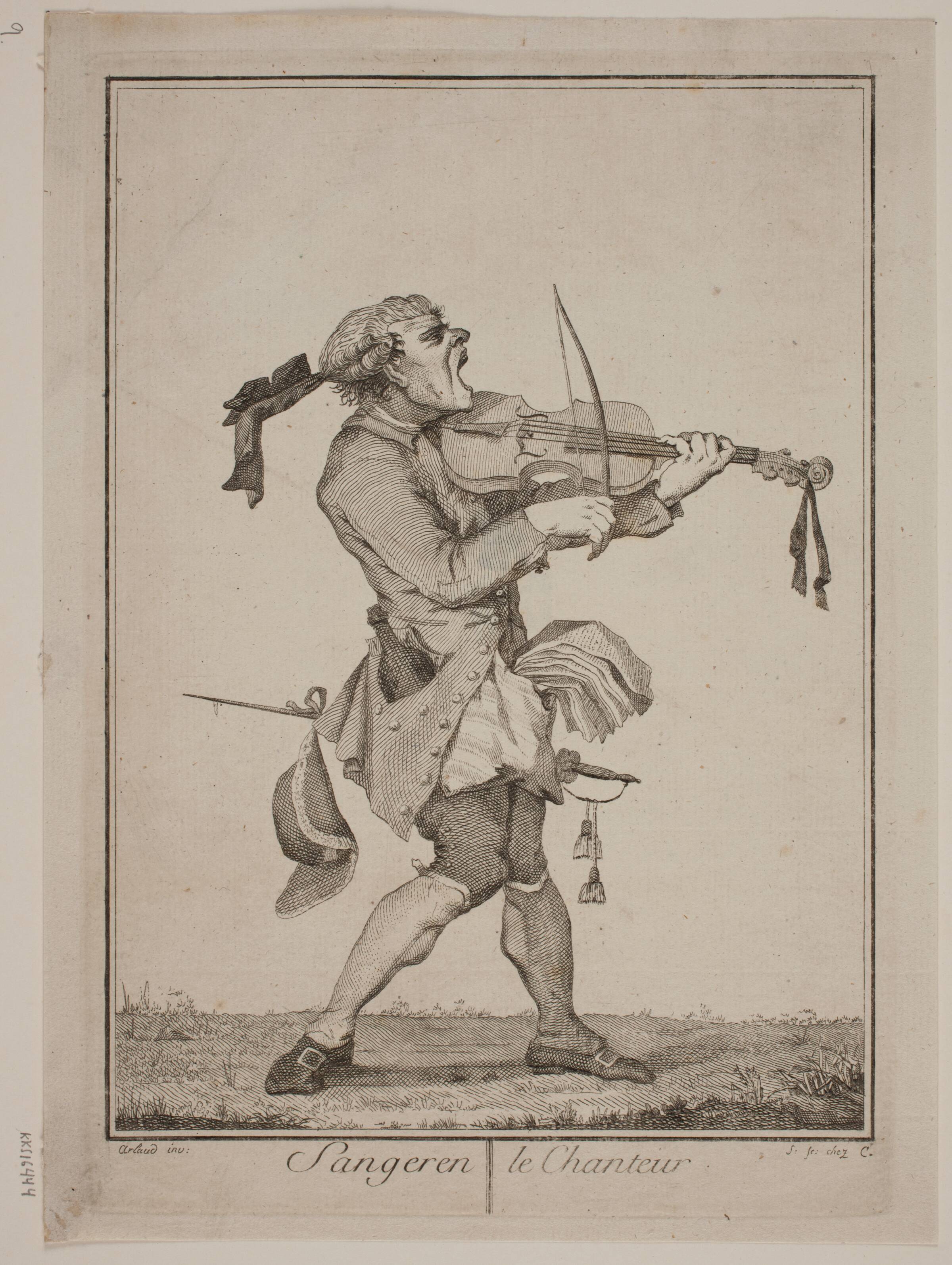 "Sangeren", Georg Christian Schule, 1778-1780