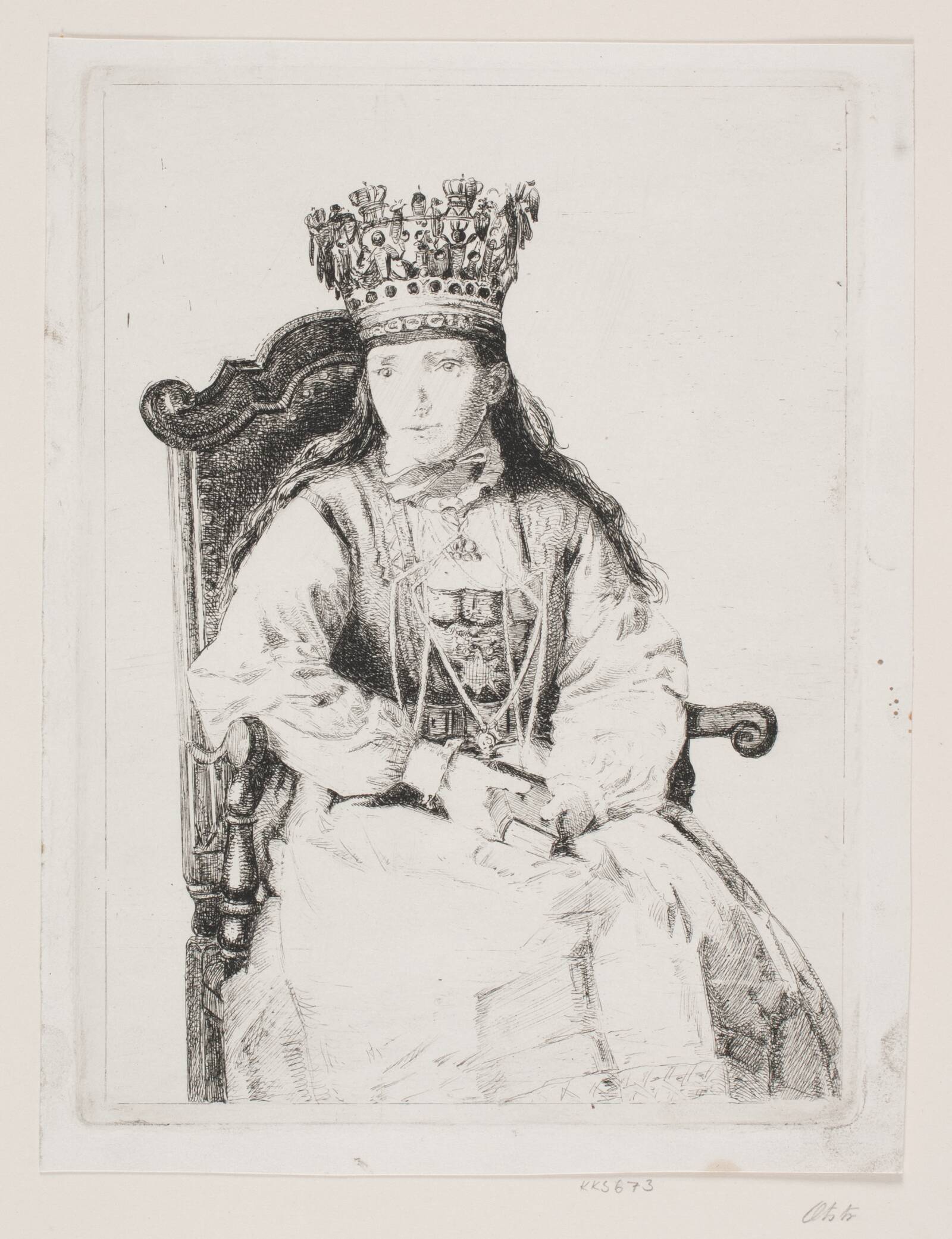 En norsk brud, Carl Bloch, 1883