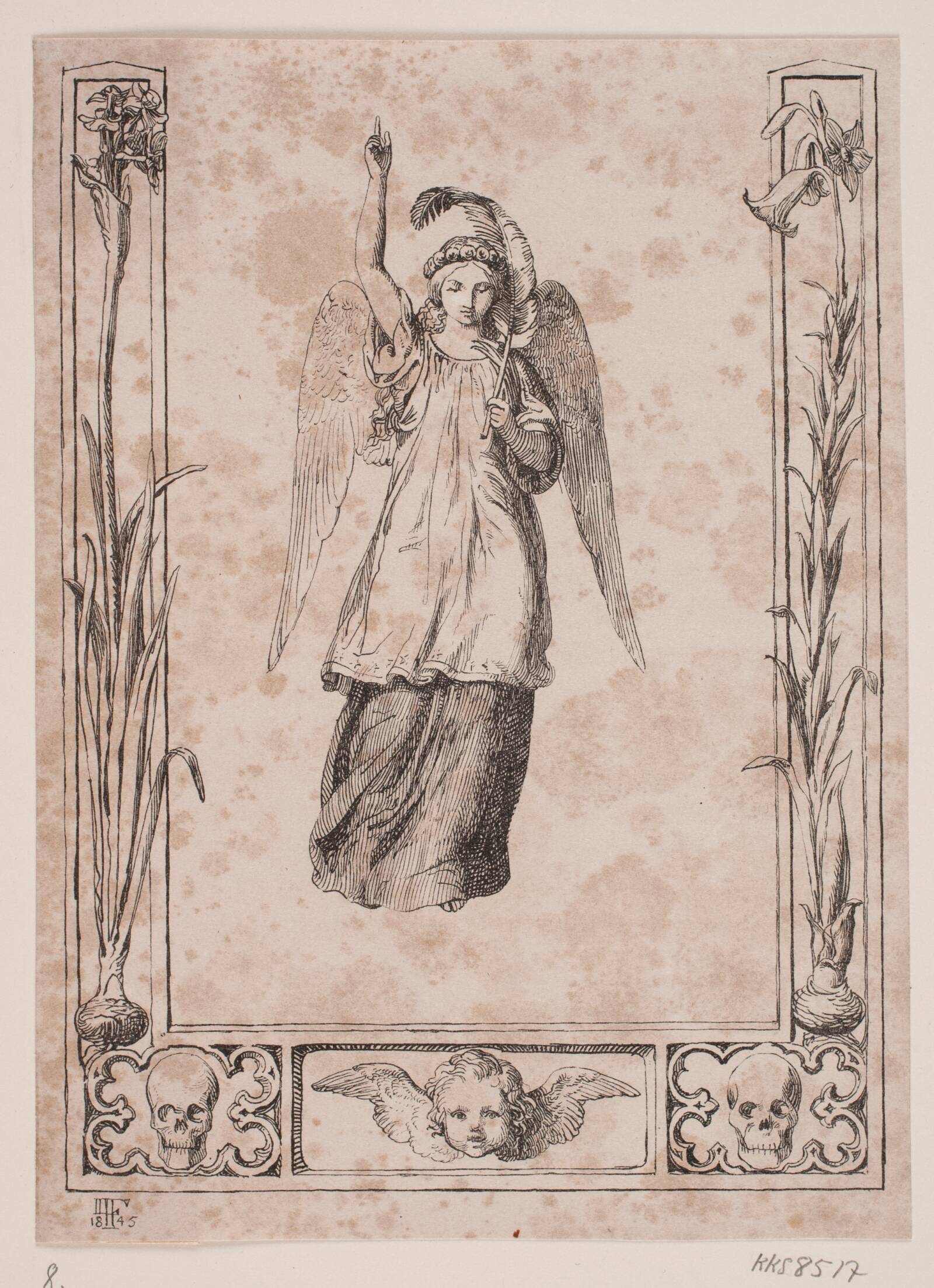 Paaske, Ubekendt, 1845