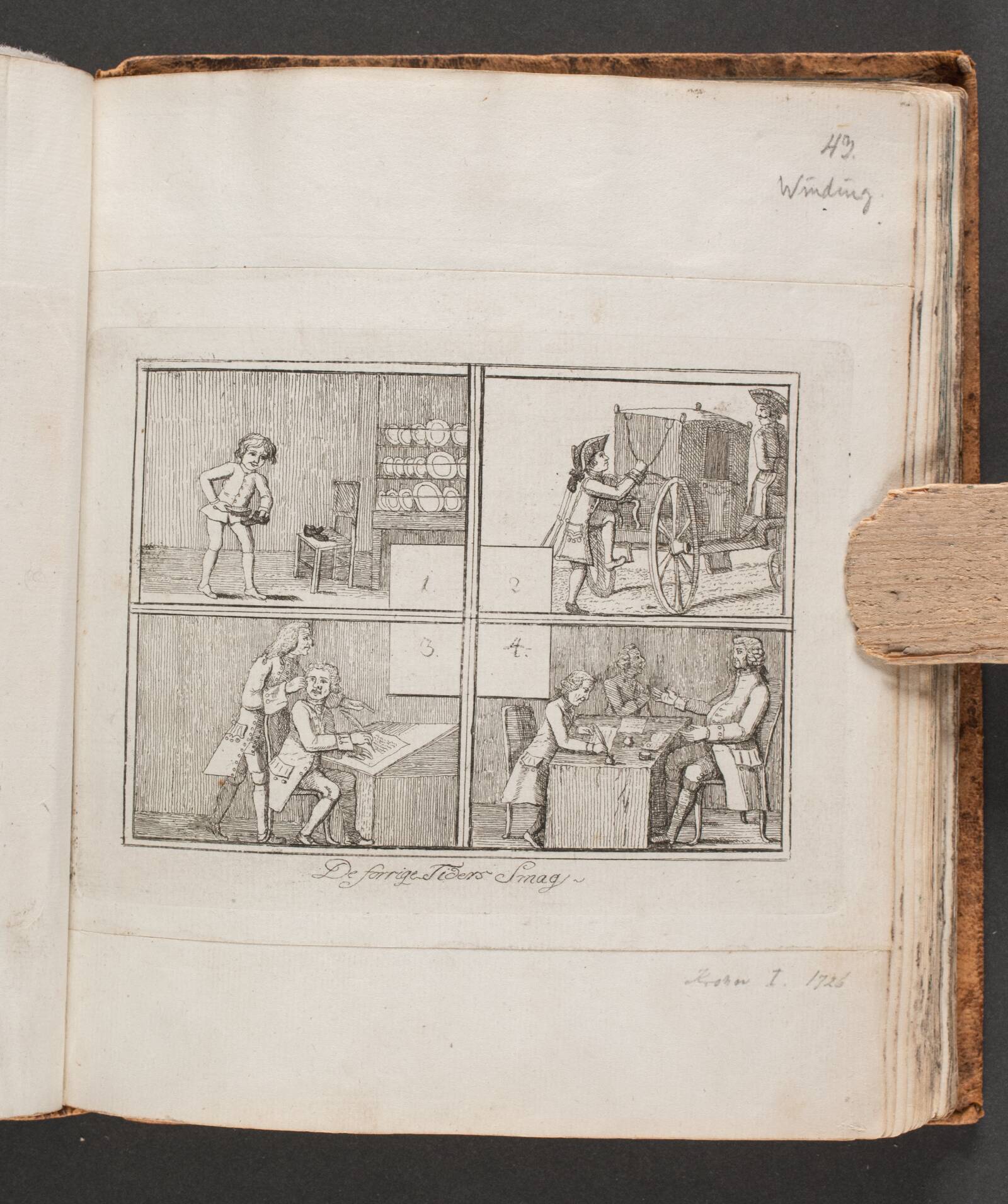 "De forrige Tiders Smag", H.L.S Winding, 1787