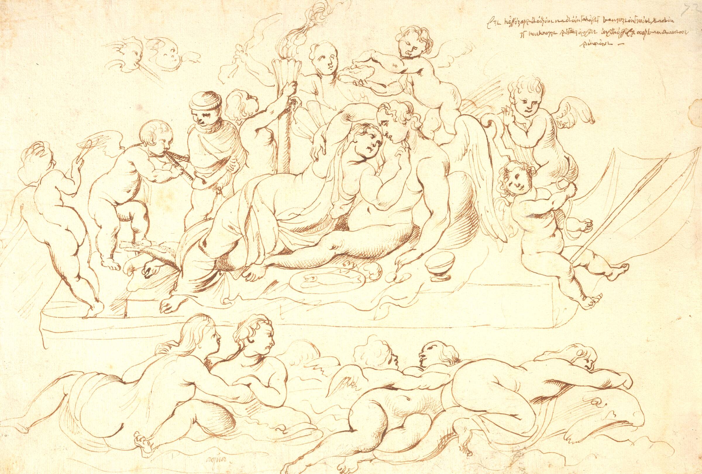 Amor og Psykes bryllup, Willem Panneels, 1628-1630