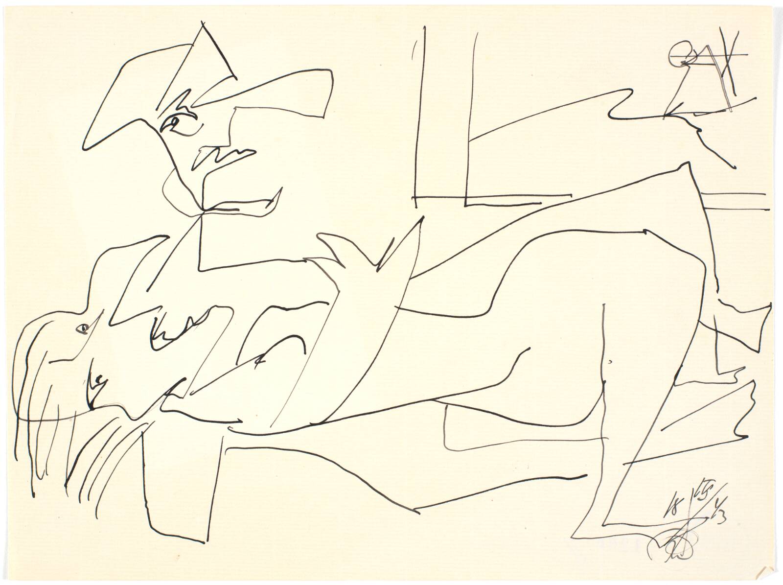 Elskende par, Richard Mortensen, 1943