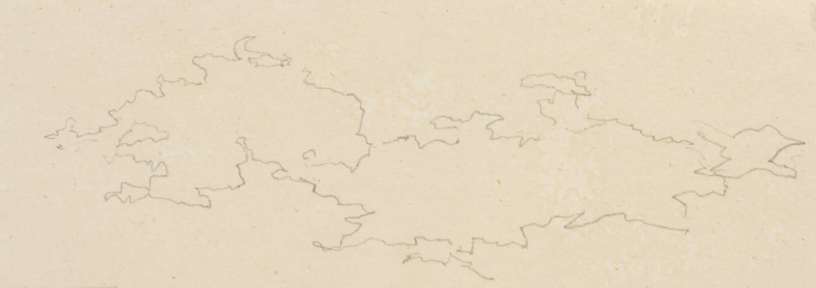 Skystudie, Christen Købke, 1810-1845