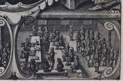 Titelblad med portræt af C.O. Veile til "Glosarium juridicum Danico - Norvegicum", 1652