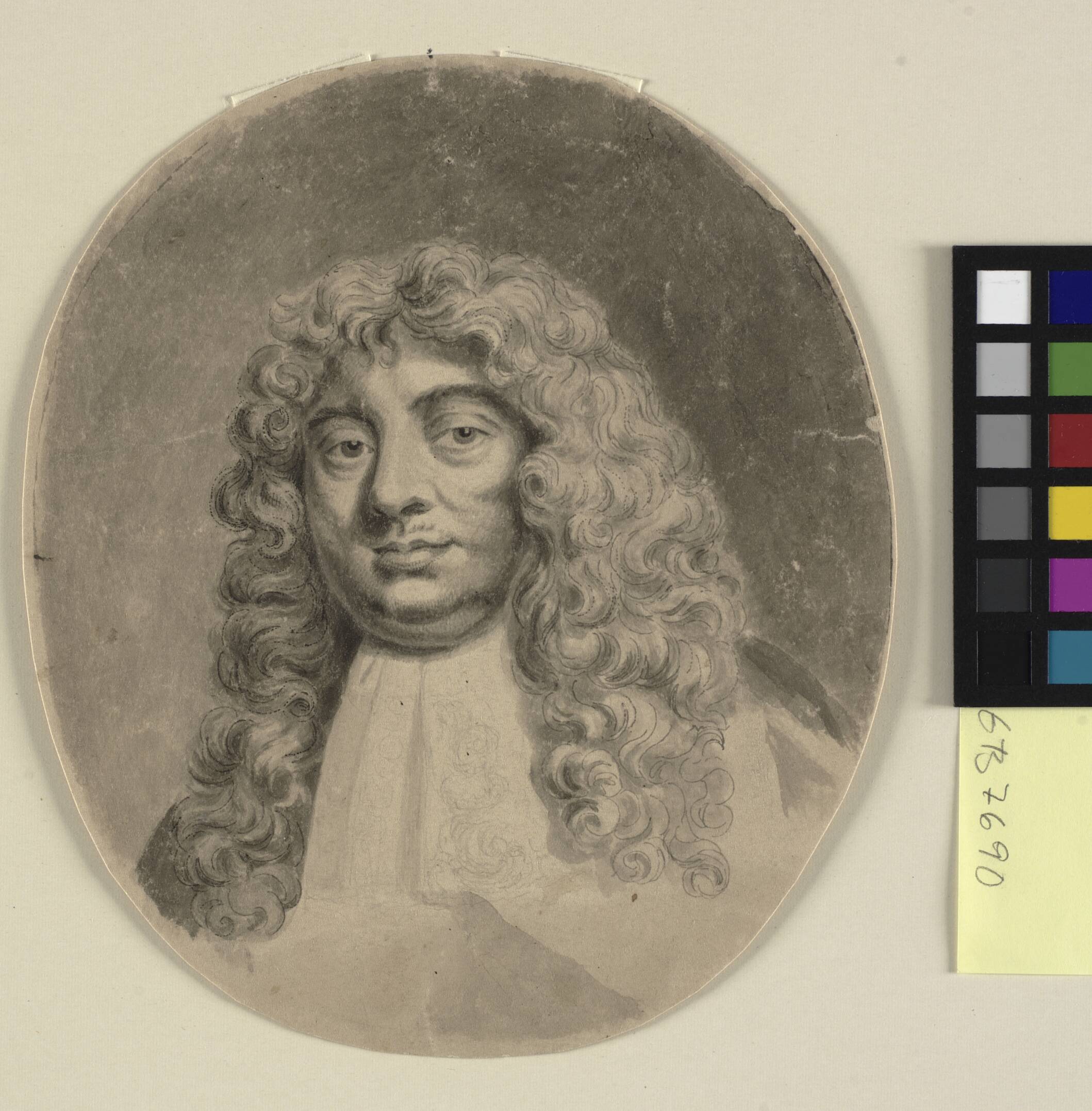 Head and shoulder portrait of a man, after a seventeenth-century portrait (The Earl of Lauderdale)