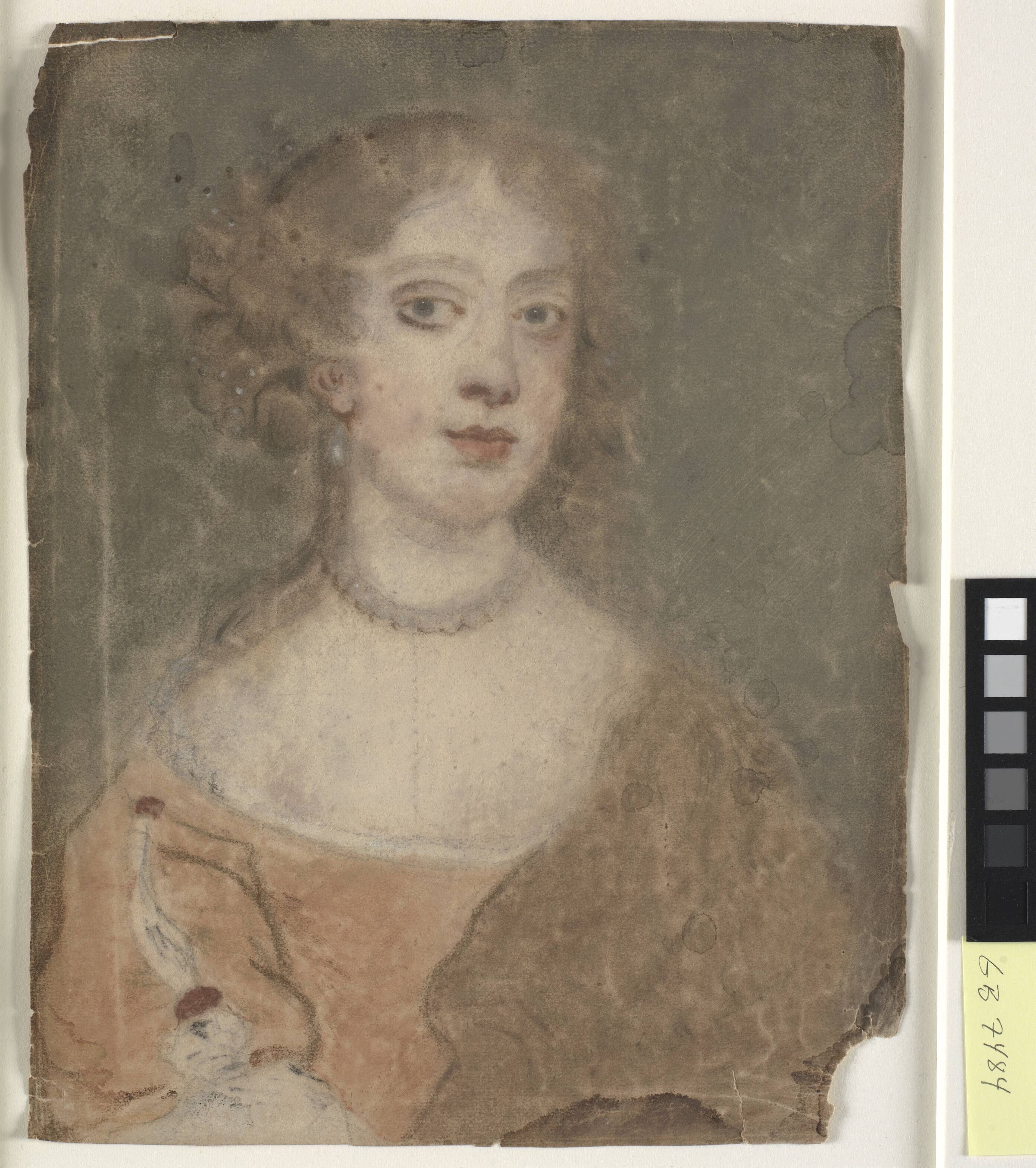 Head and shoulders portrait of a lady