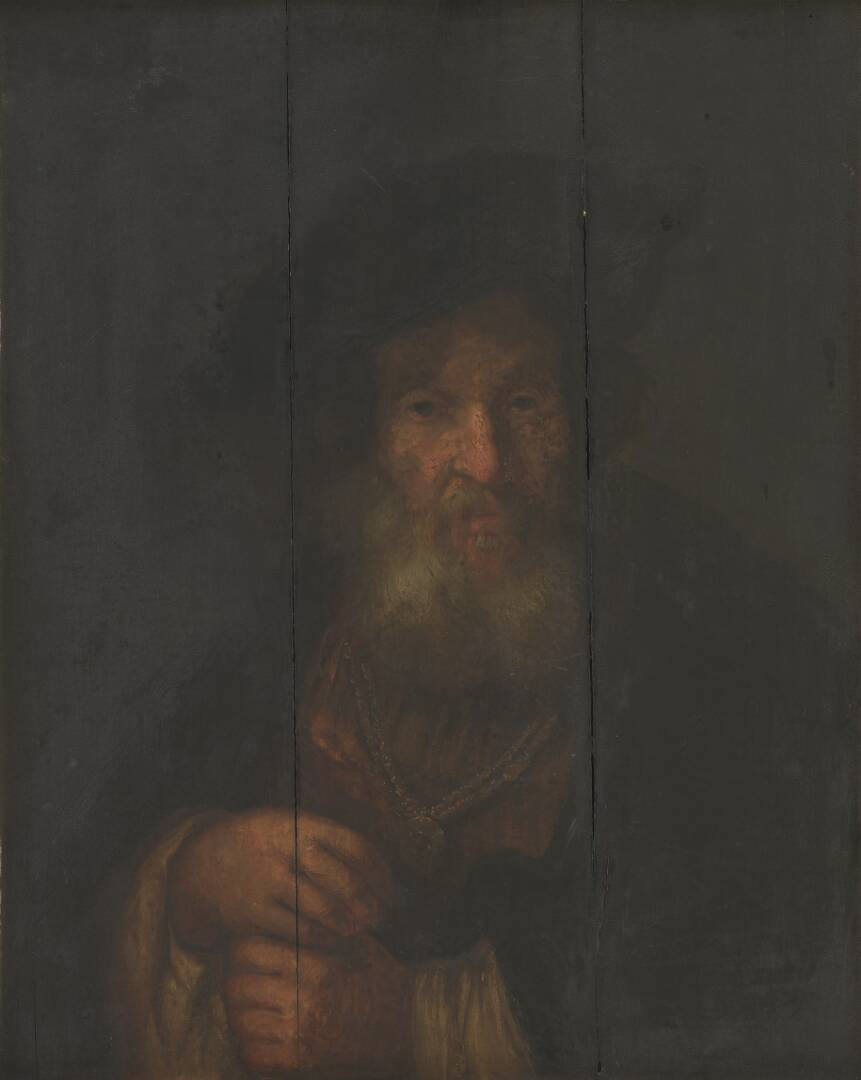 Portrait of an Old Jew, by Rembrandts skole, 1643