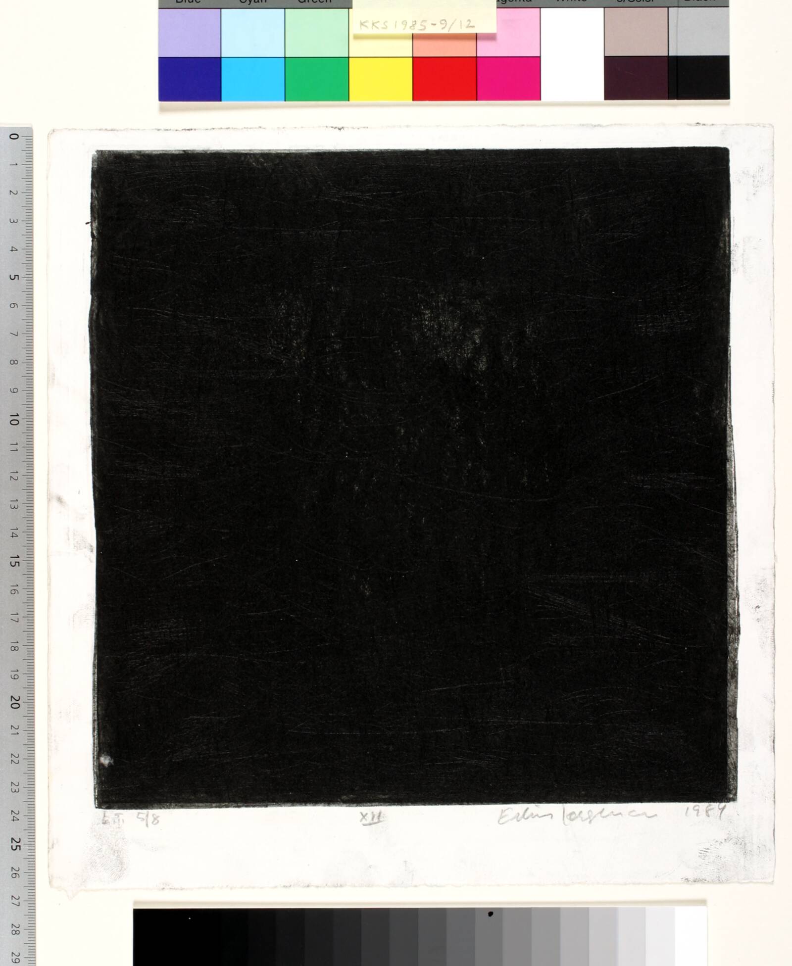Dagbogsblad XII, Erling Jørgensen, 1984