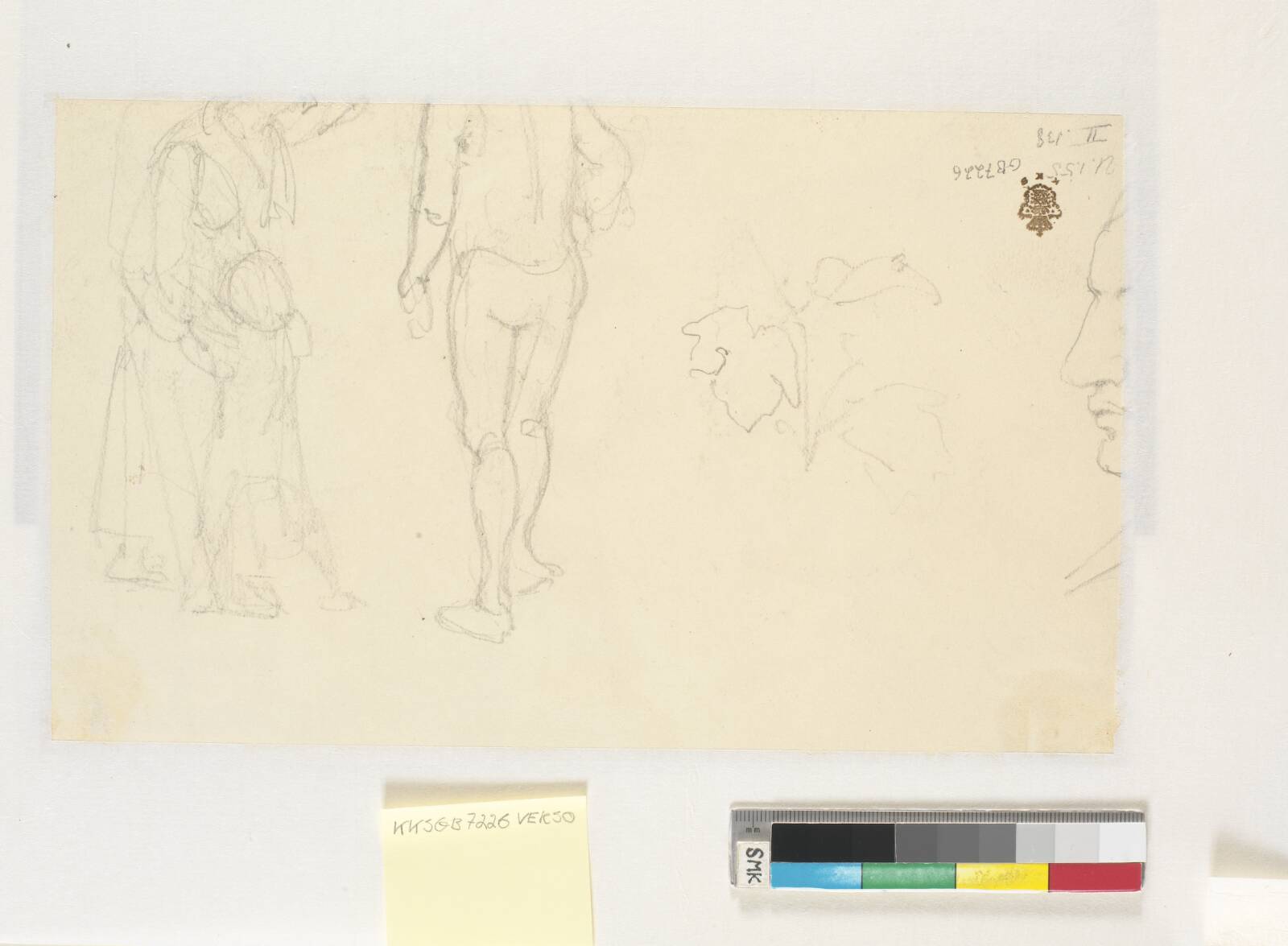 Figurrids, Wilhelm Marstrand, 1870-1873