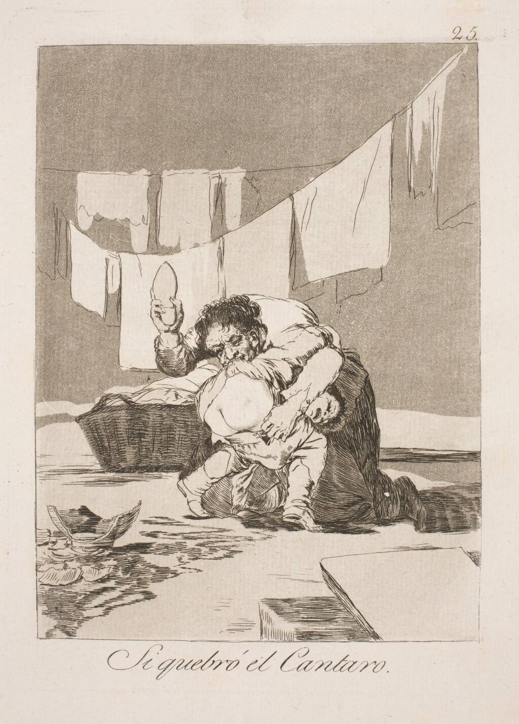 Når man har slået krukken itu, Francisco de Goya, 1797-1798
