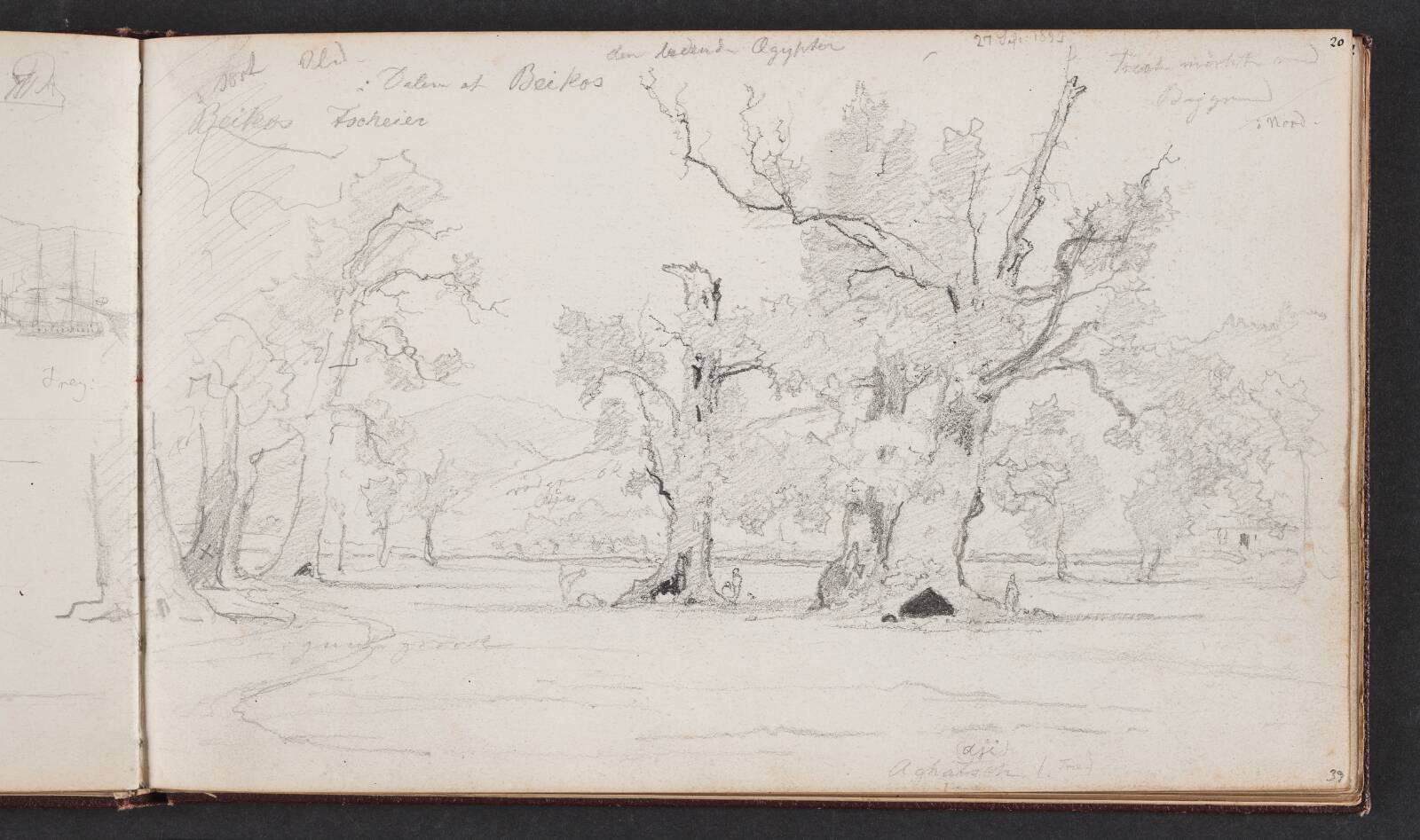 En dal ved Beikos, Anton Melbye, 1853