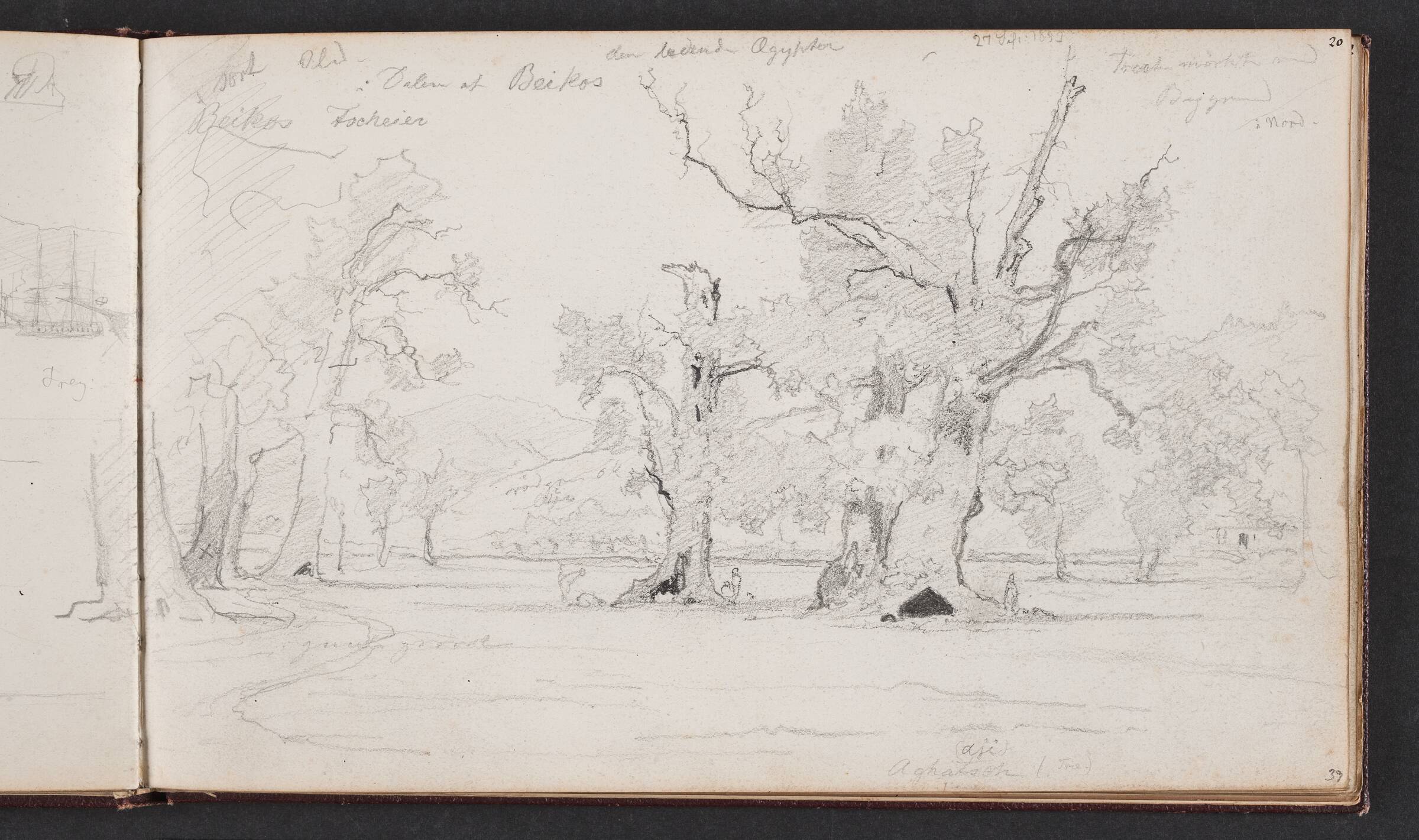 En dal ved Beikos, Anton Melbye, 1853