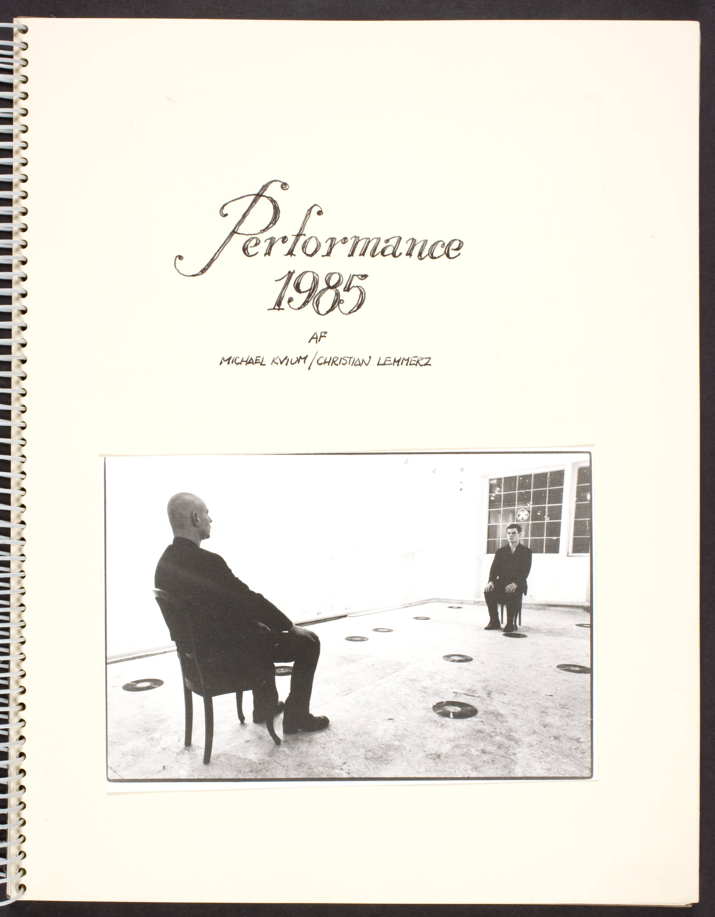Performance, Christian Lemmerz, 1985
