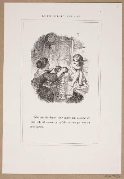 La toilette pour le bain