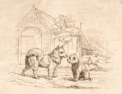 Illustration til "Halvhundrede Fabler for Børn" af Hey