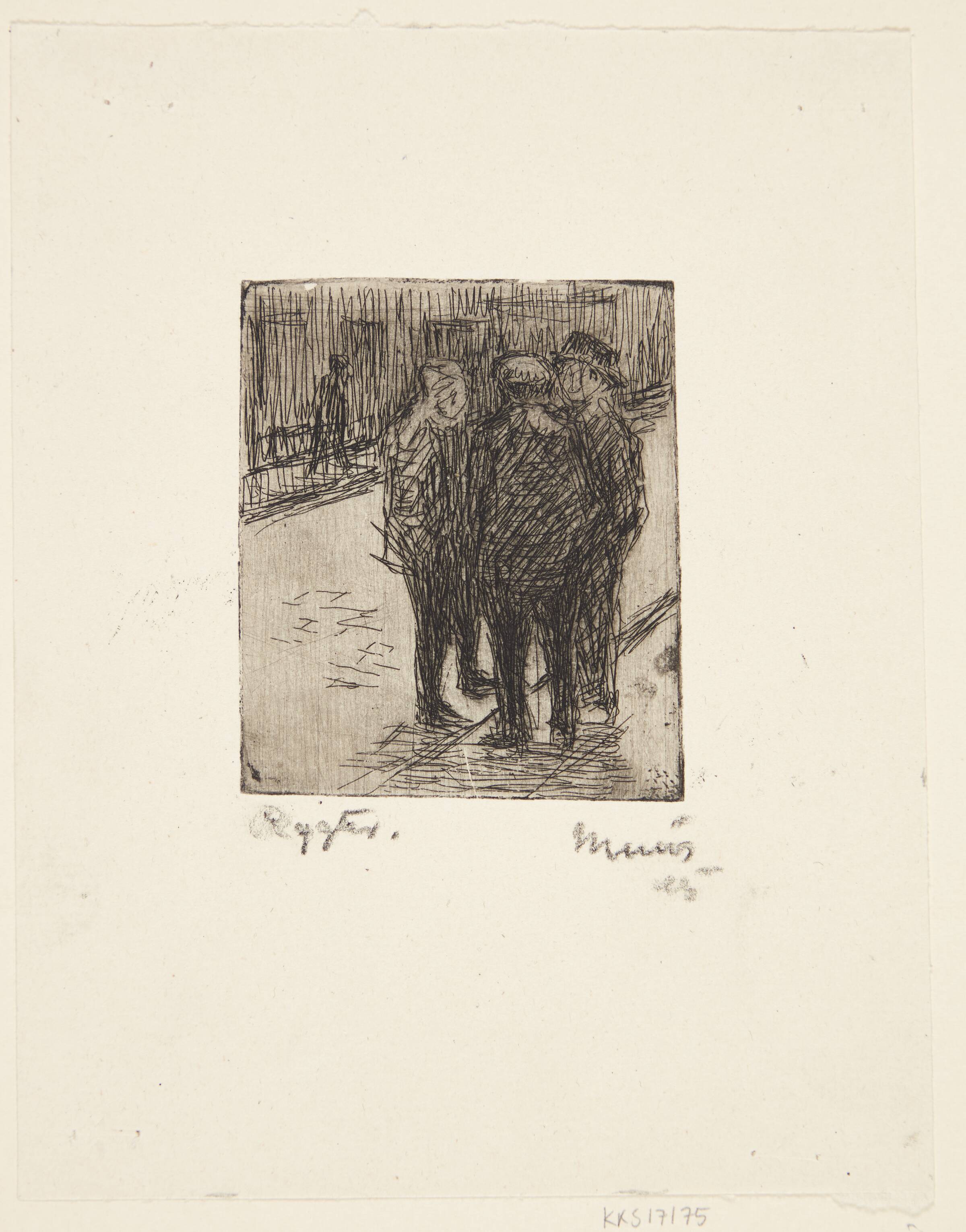 "Rygter", Jane Muus, 1945