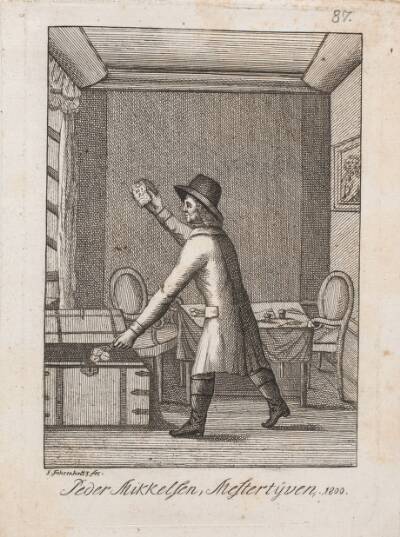 "Peder Mikkelsen, Mestertyven. 1800"