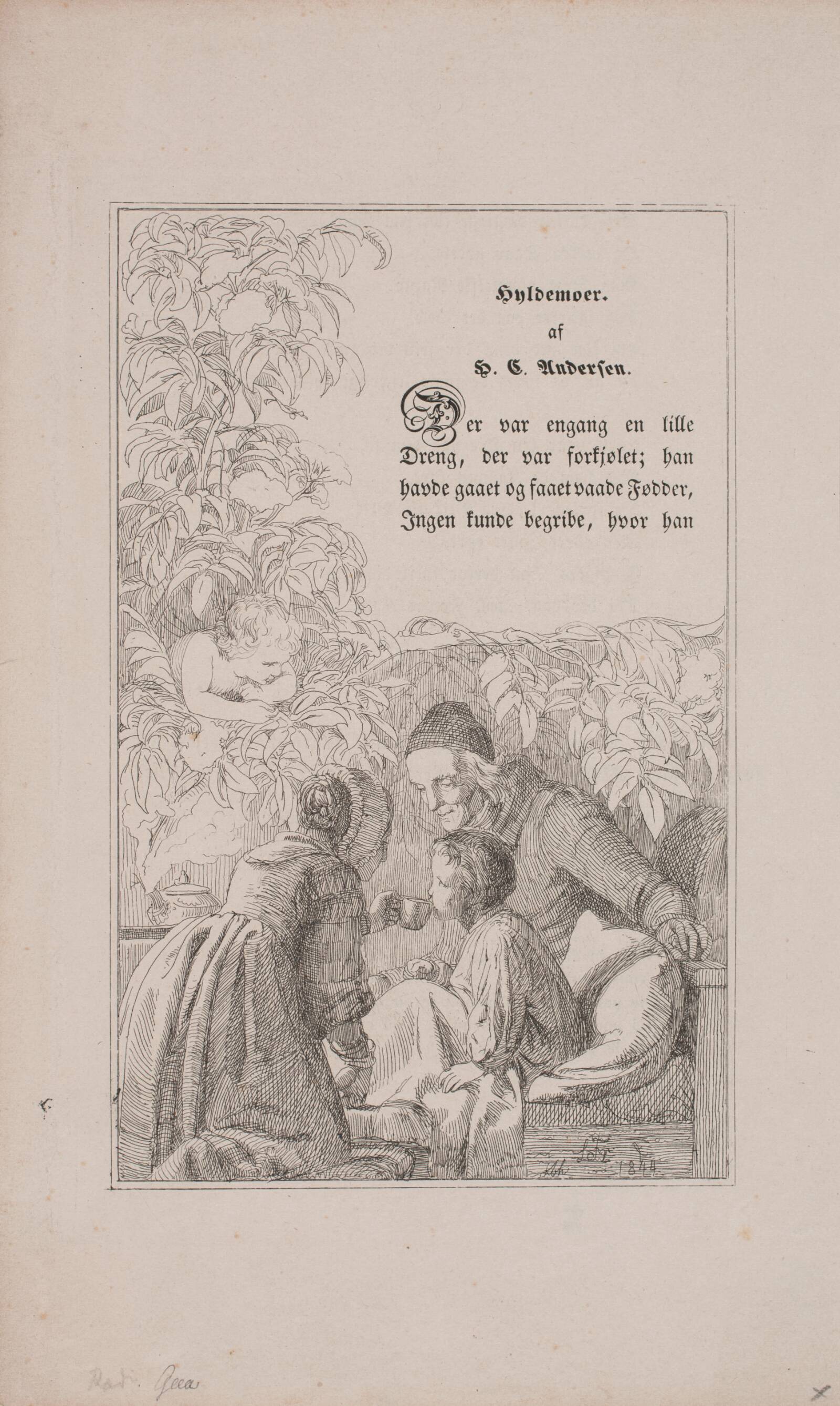Hyldemor, Lorenz Frølich, 1844