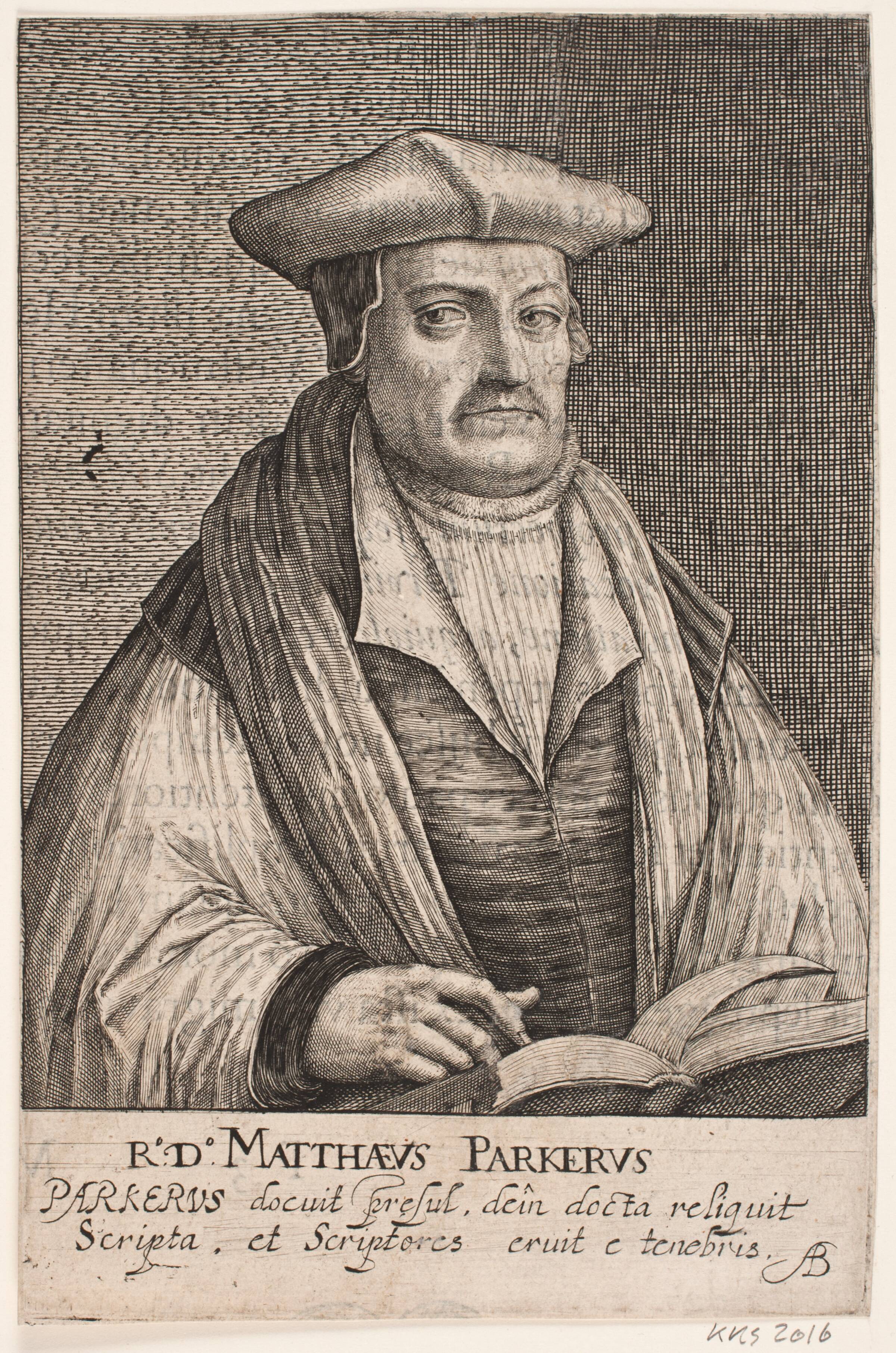 Mathew Parker, ærkebiskop af Canterbury, Crispijn de Passe, 1564-1637
