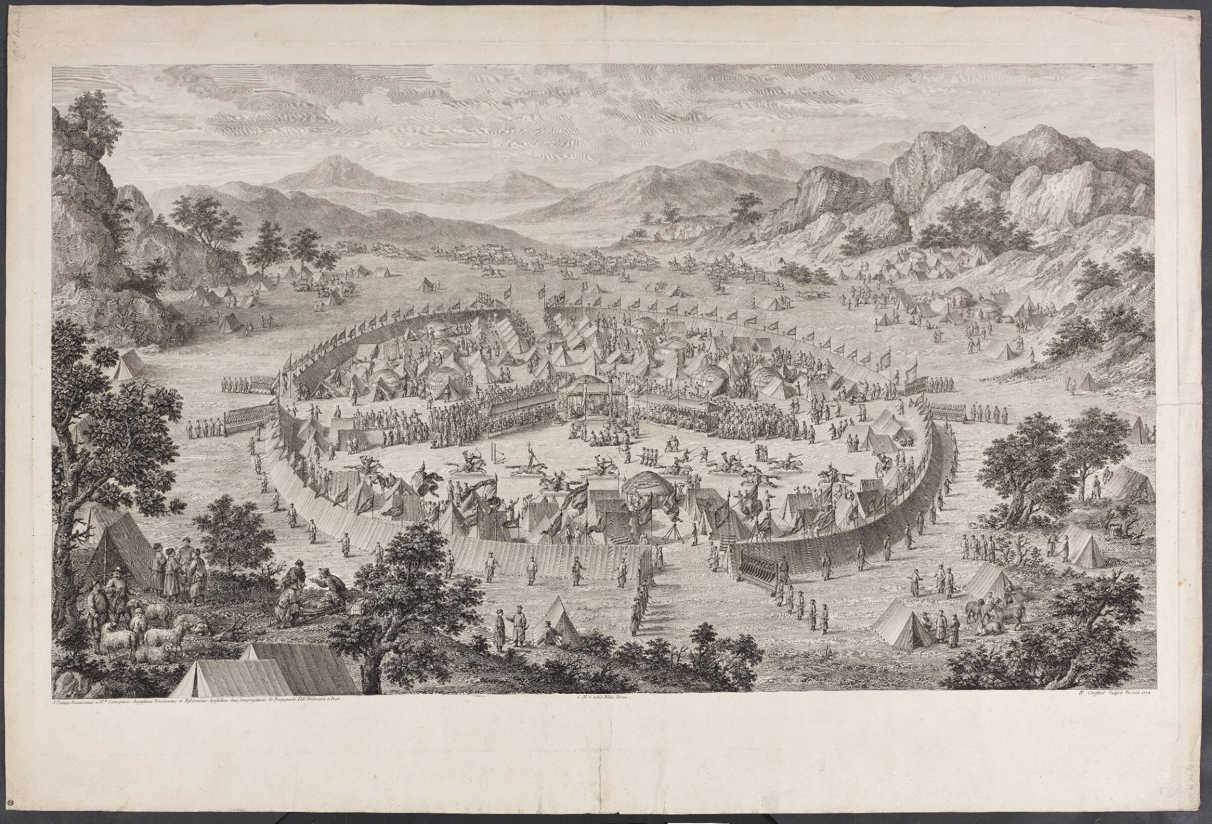 Khanen af Badakhsan overgiver sig, Pierre Philippe Choffard, 1772