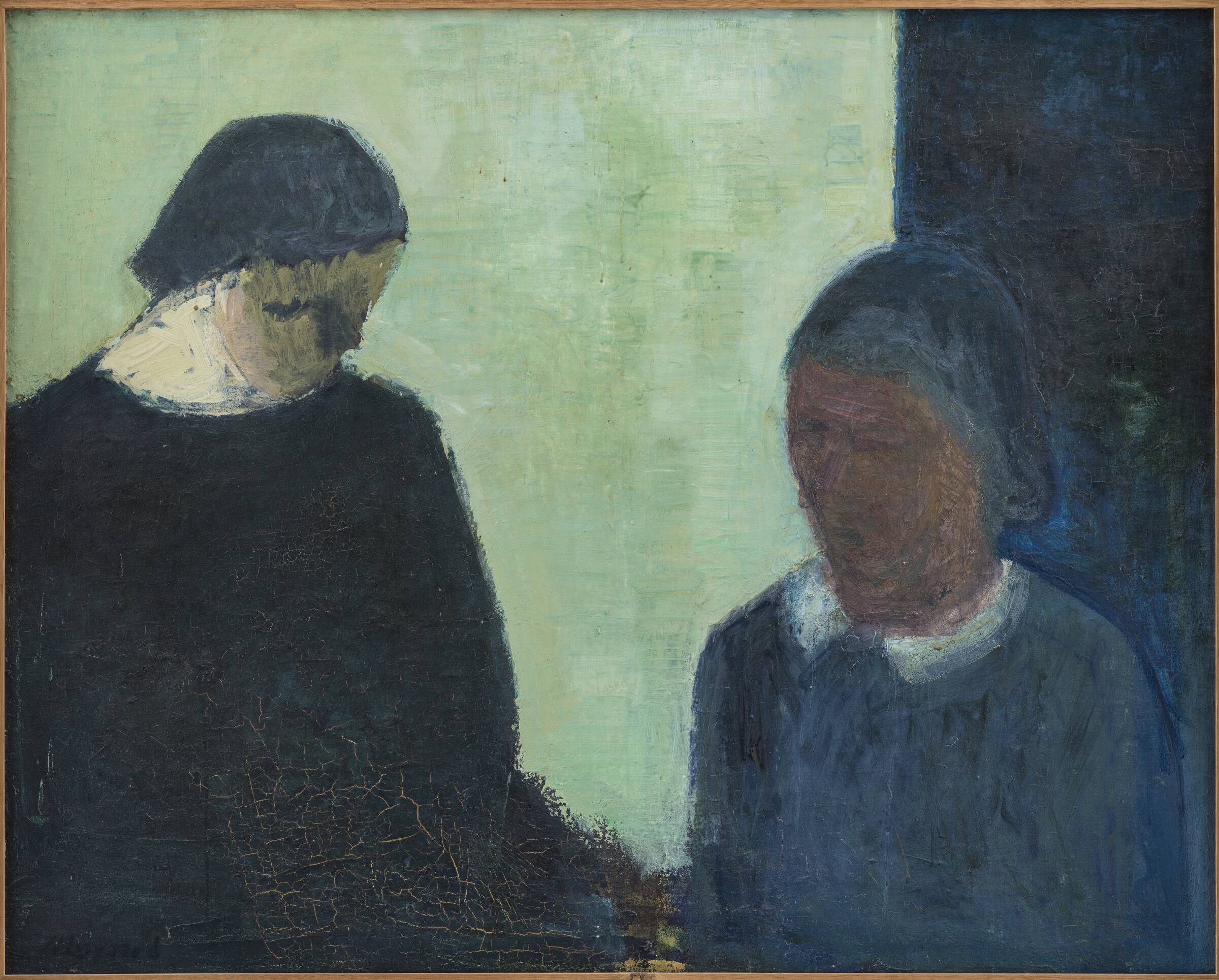 To kvinder, Niels Lergaard, 1936