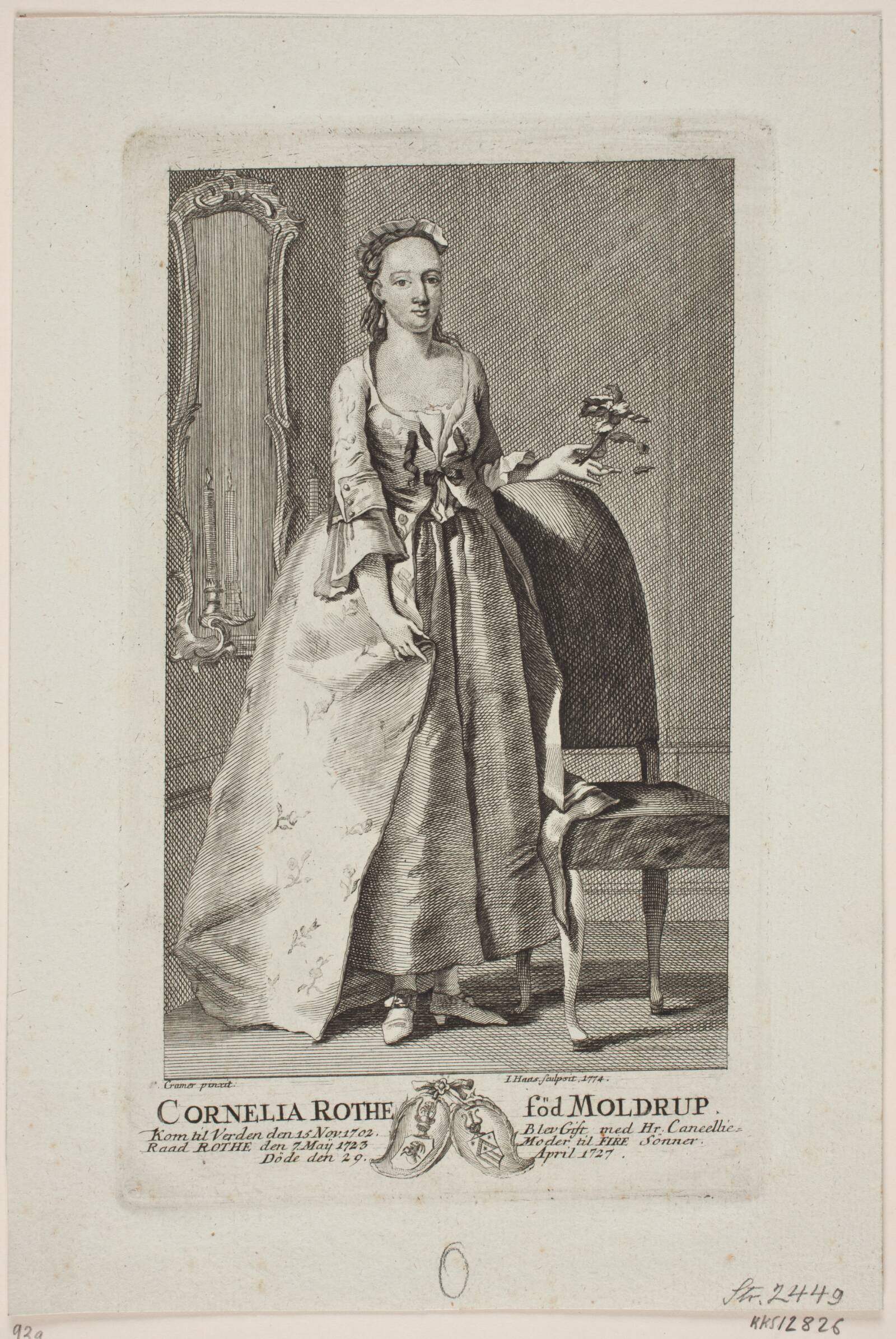 Cornelia Rothe, Jonas Haas, 1774